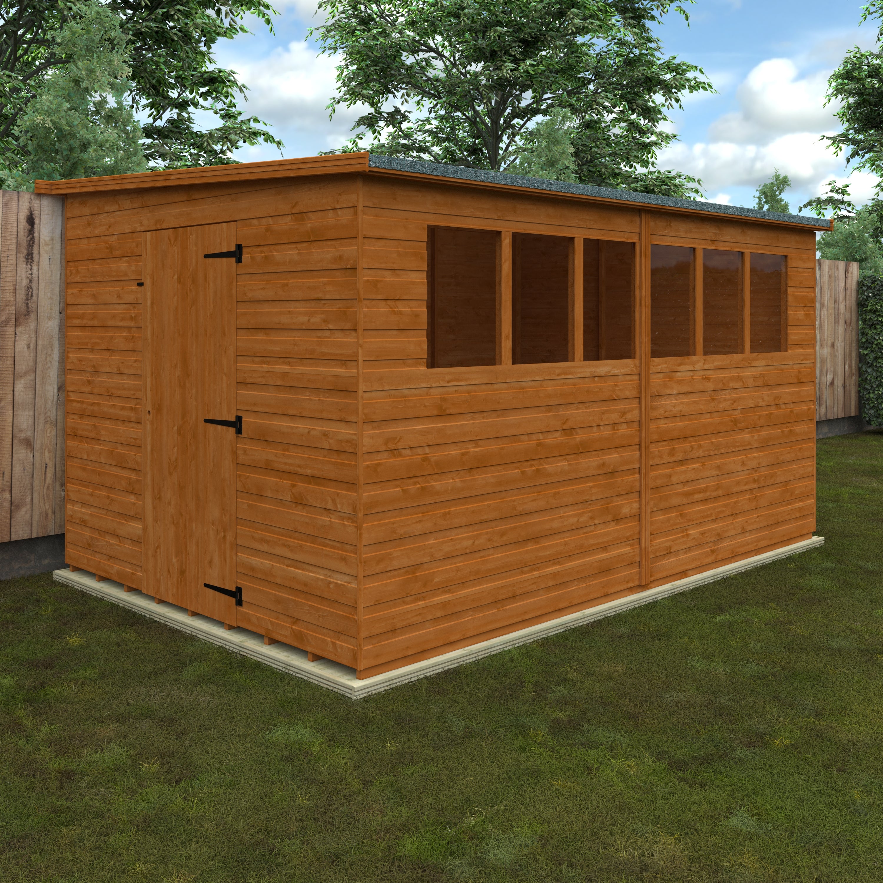 Lean To Pent Garden Sheds