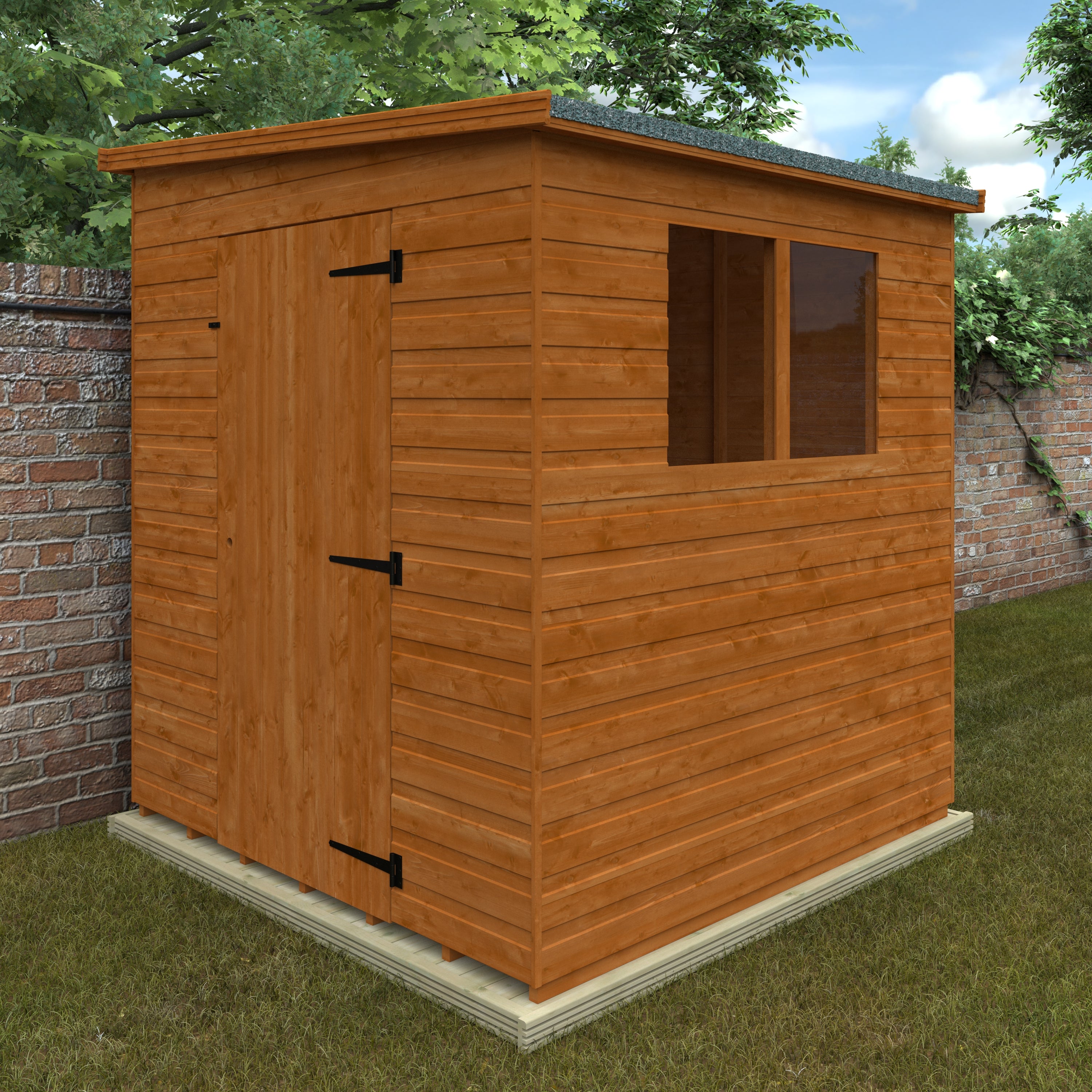 Lean To Pent Garden Sheds