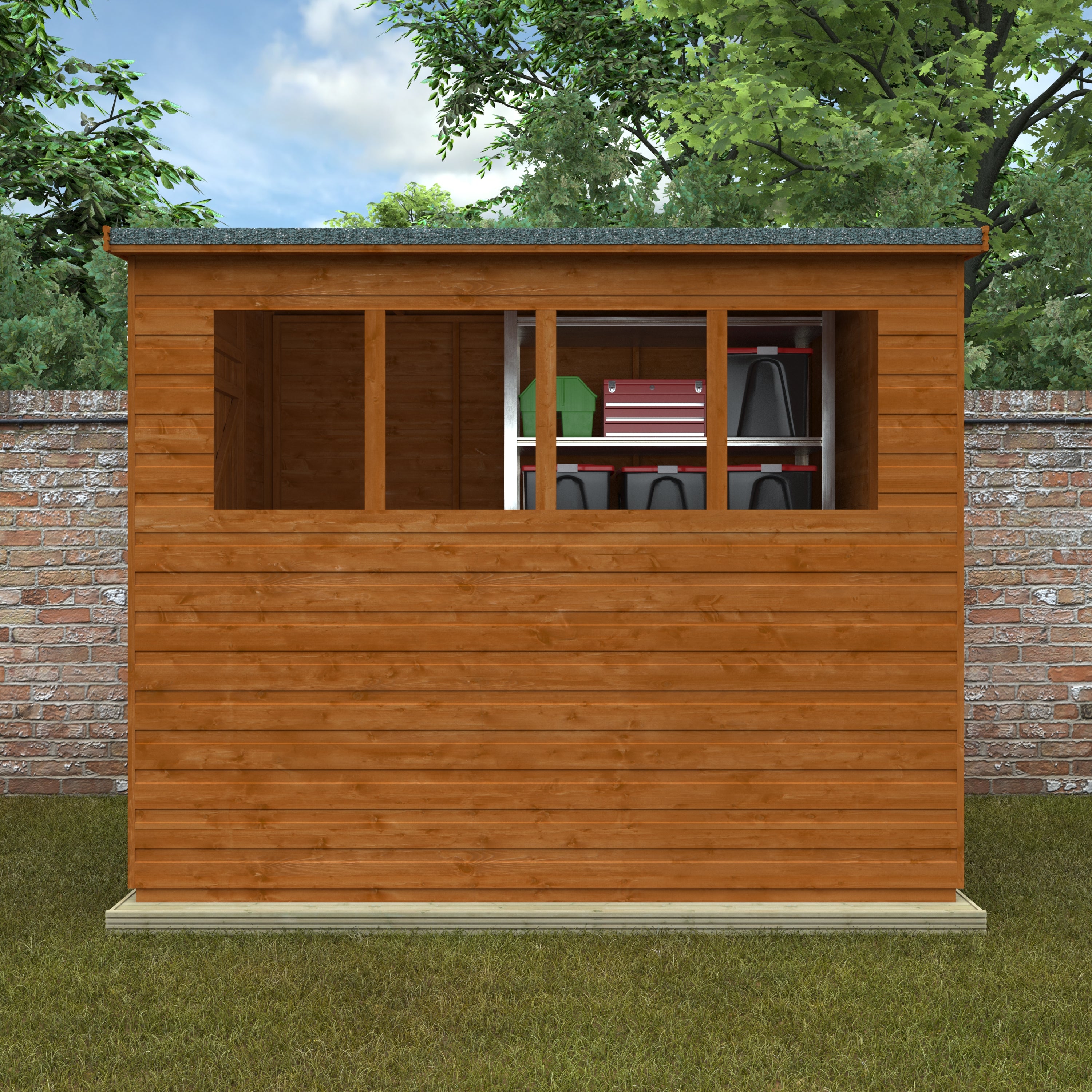 Lean To Pent Garden Sheds