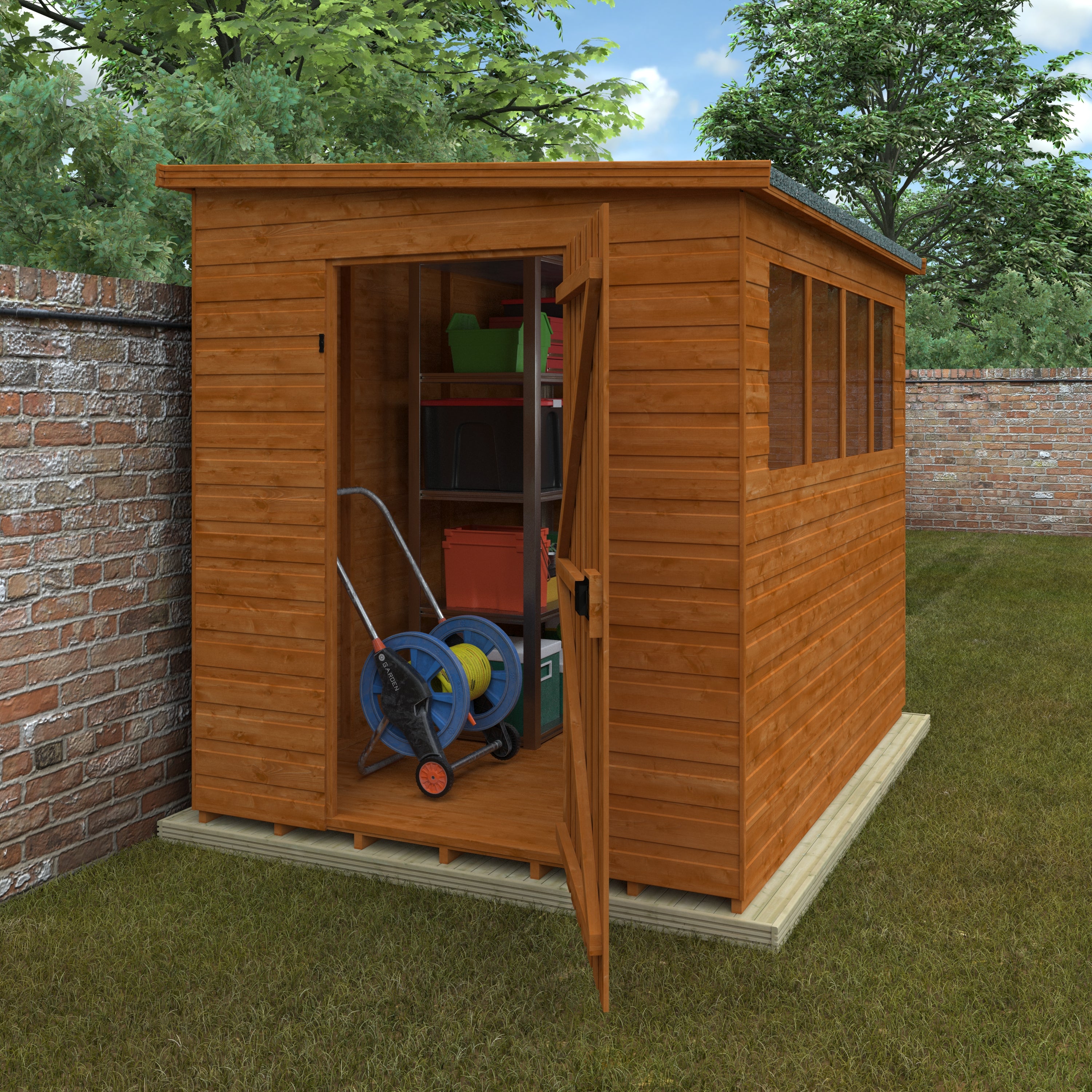 Lean To Pent Garden Sheds