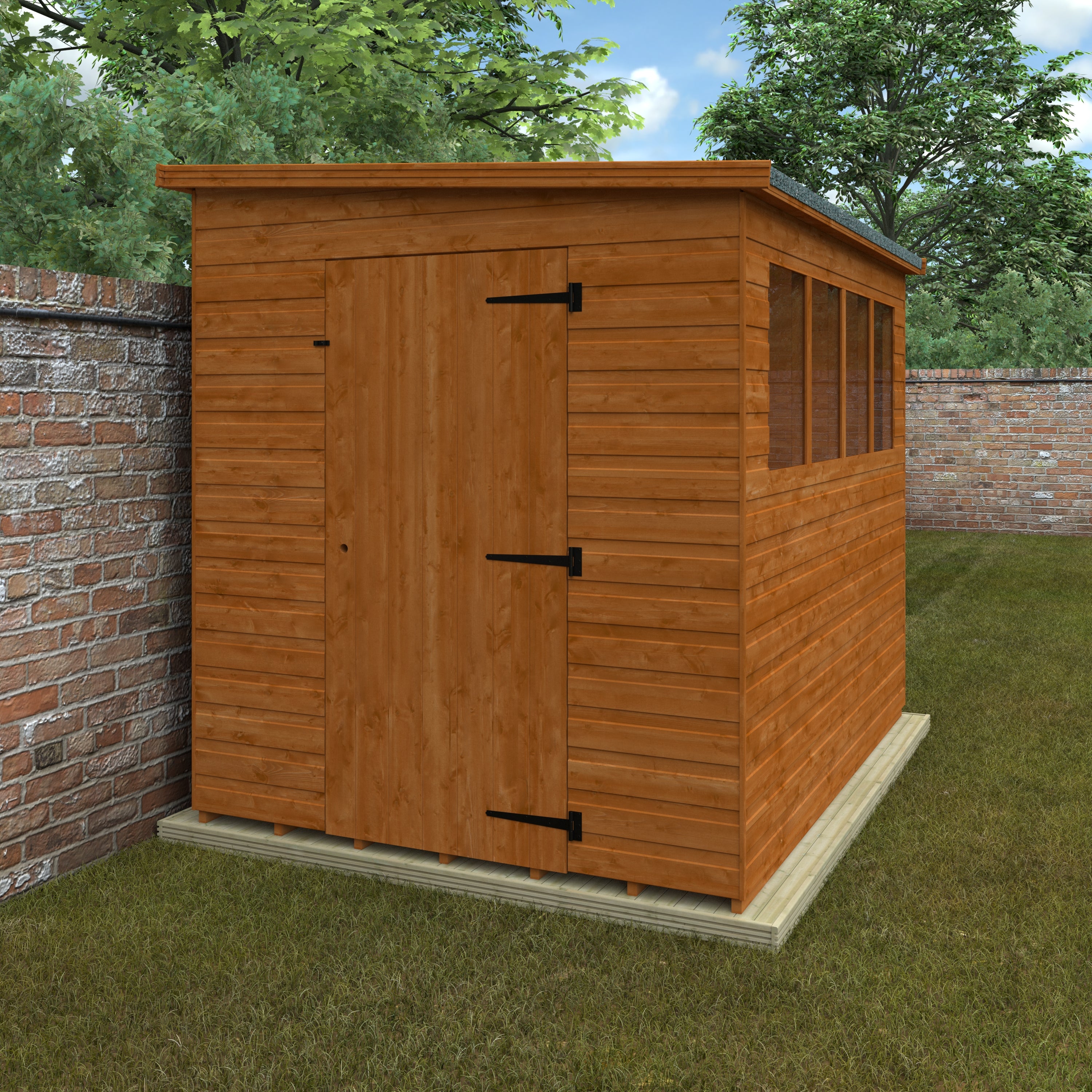 Lean To Pent Garden Sheds