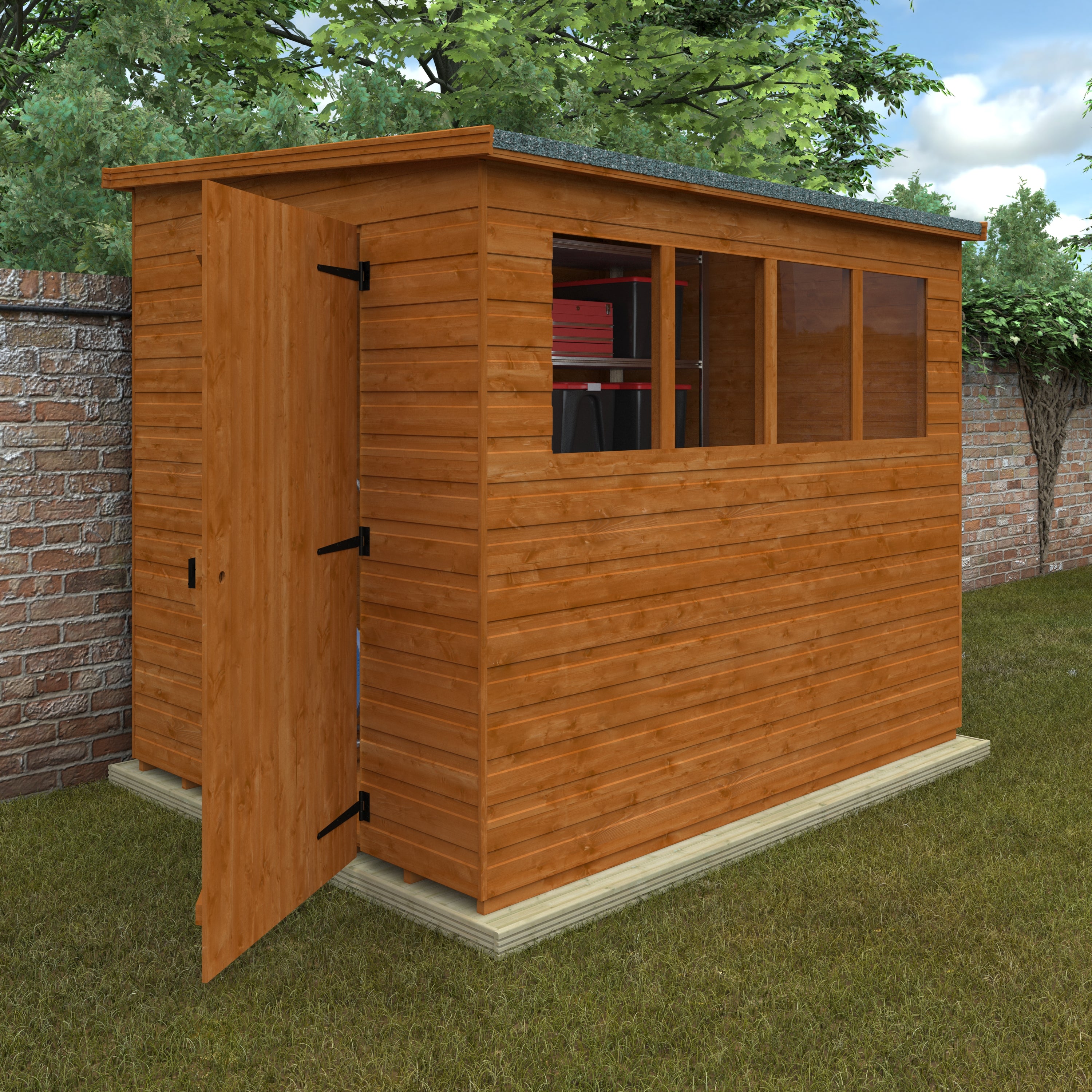 Lean To Pent Garden Sheds