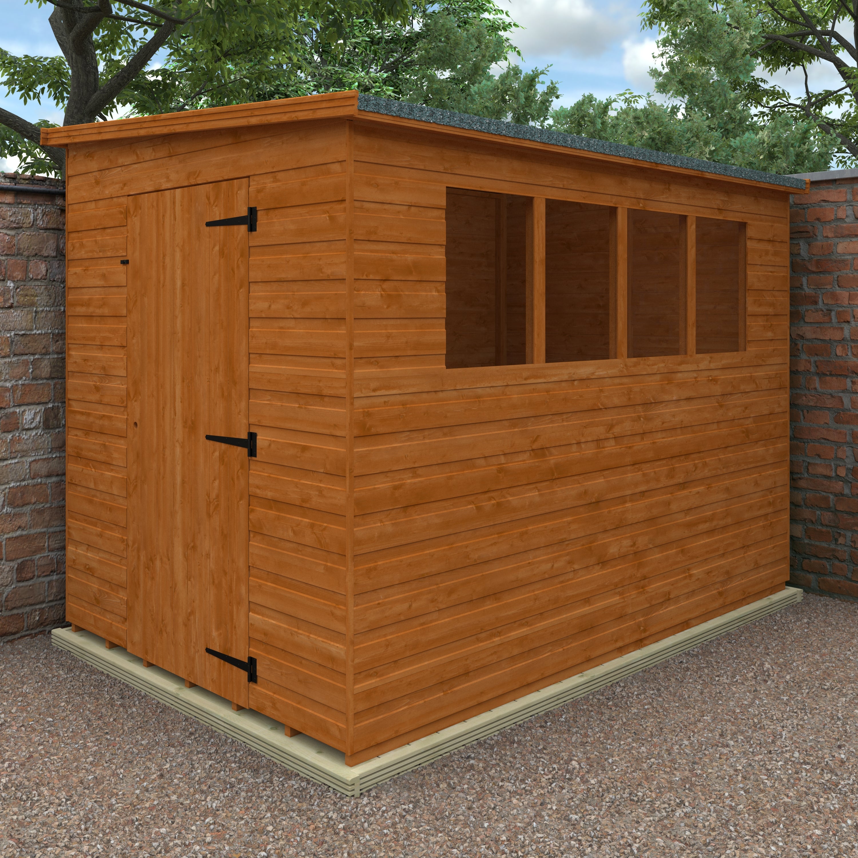 Lean To Pent Garden Sheds
