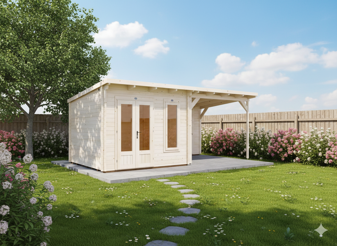 The Owls Perch 19mm Log Cabin