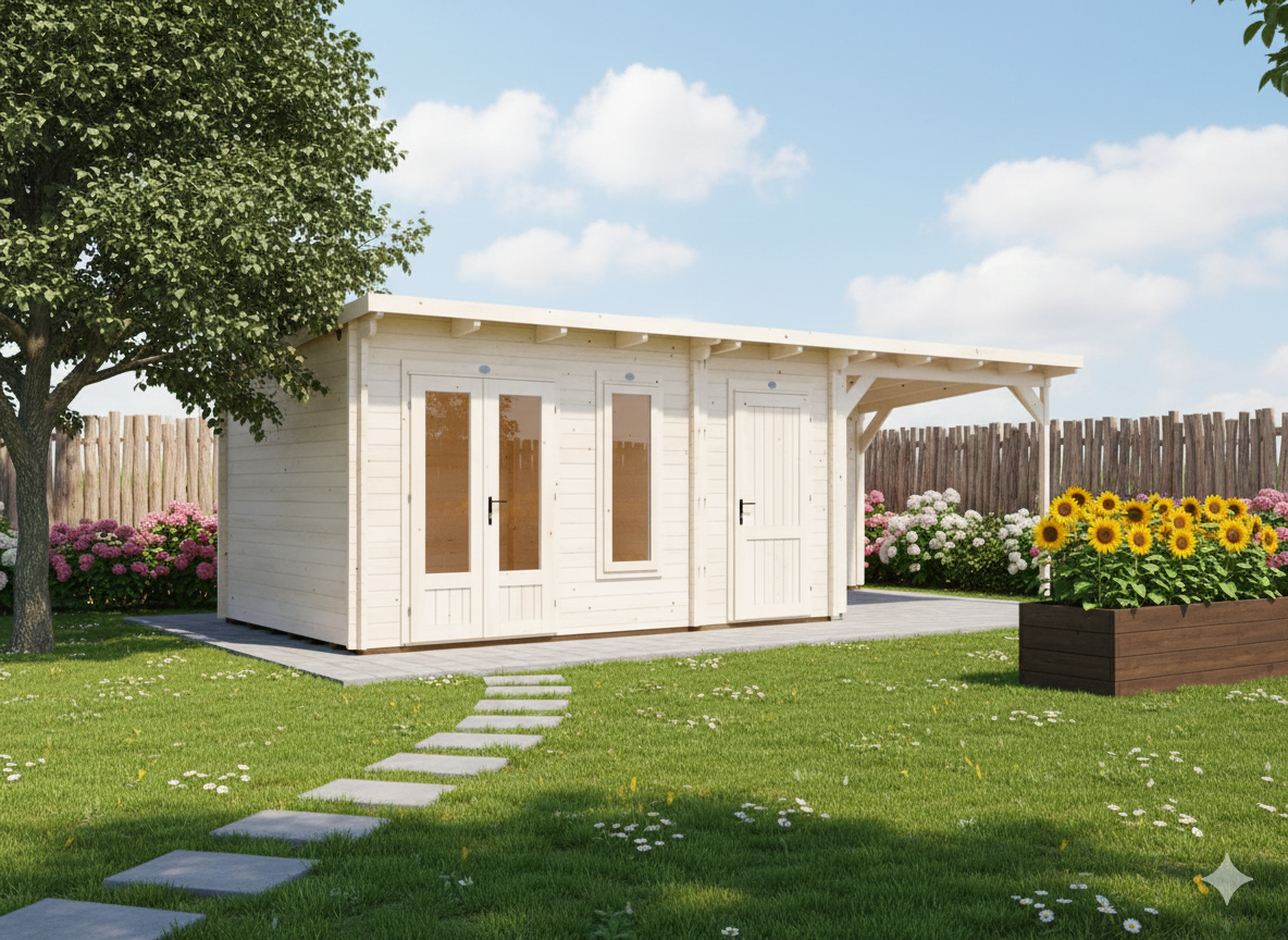 The Owls Perch 19mm Log Cabin