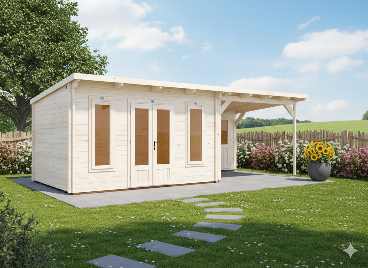 The Owls Perch 19mm Log Cabin