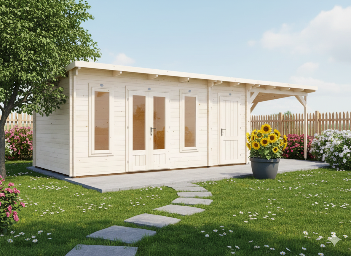 The Owls Perch 19mm Log Cabin