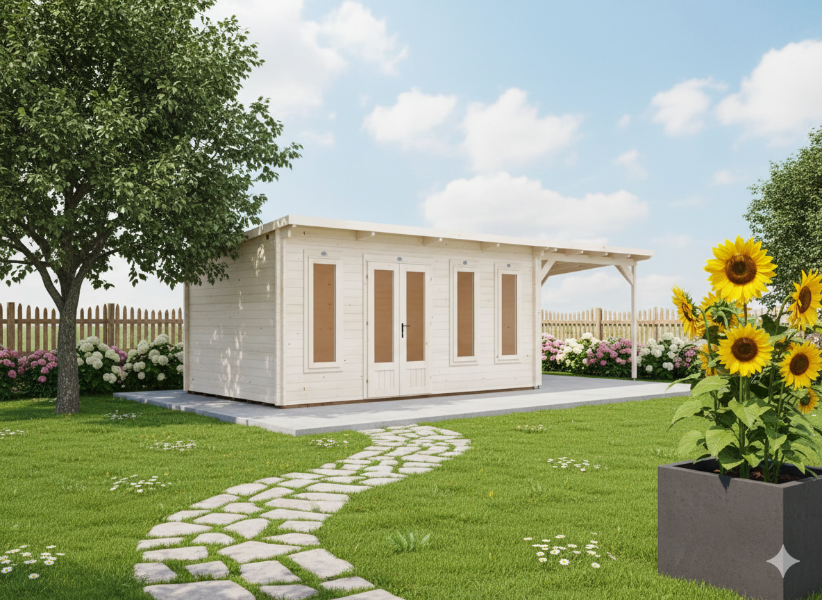 The Owls Perch 19mm Log Cabin