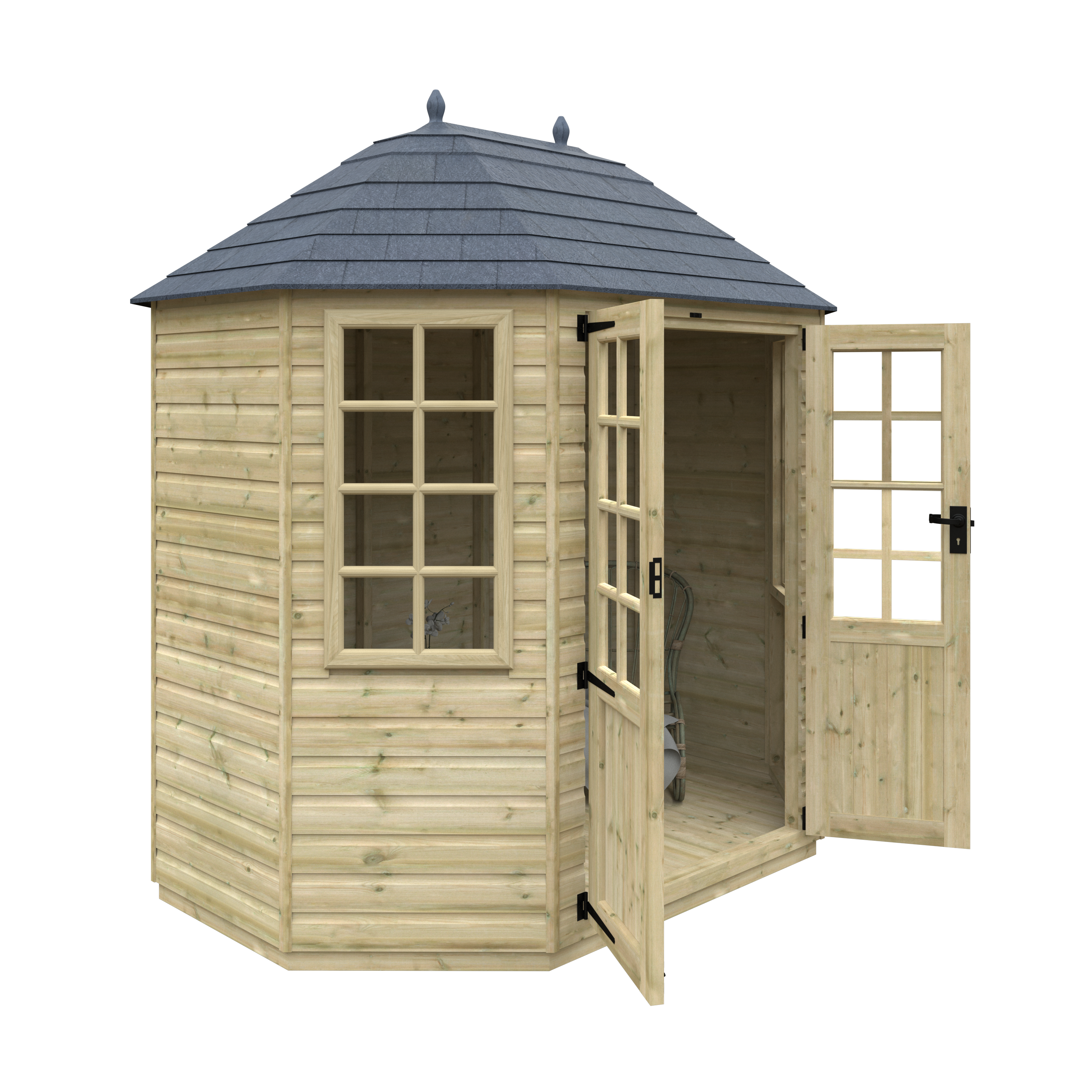 Tanalised Octagonal Summerhouses