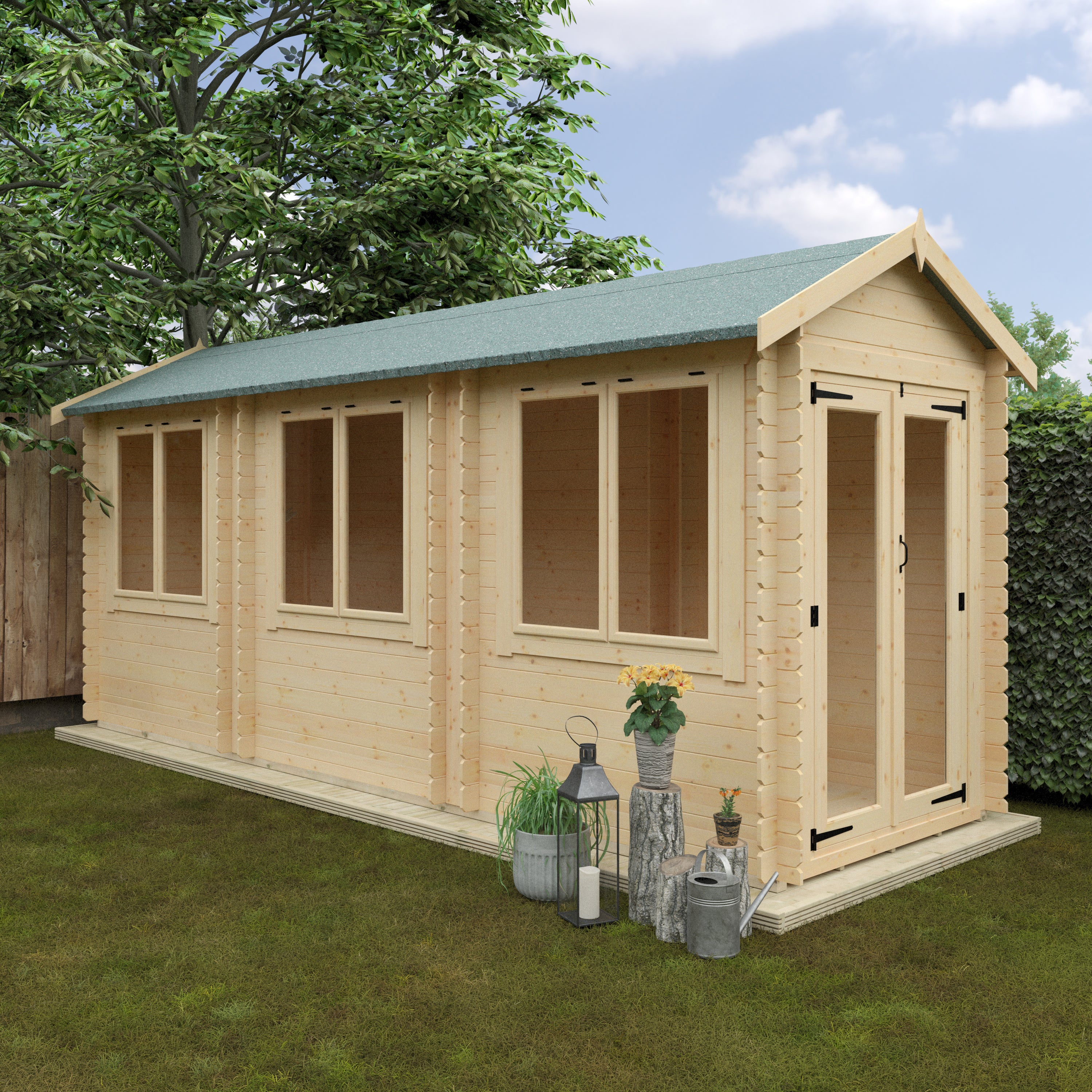 THE ORIANA 19mm Log Cabin