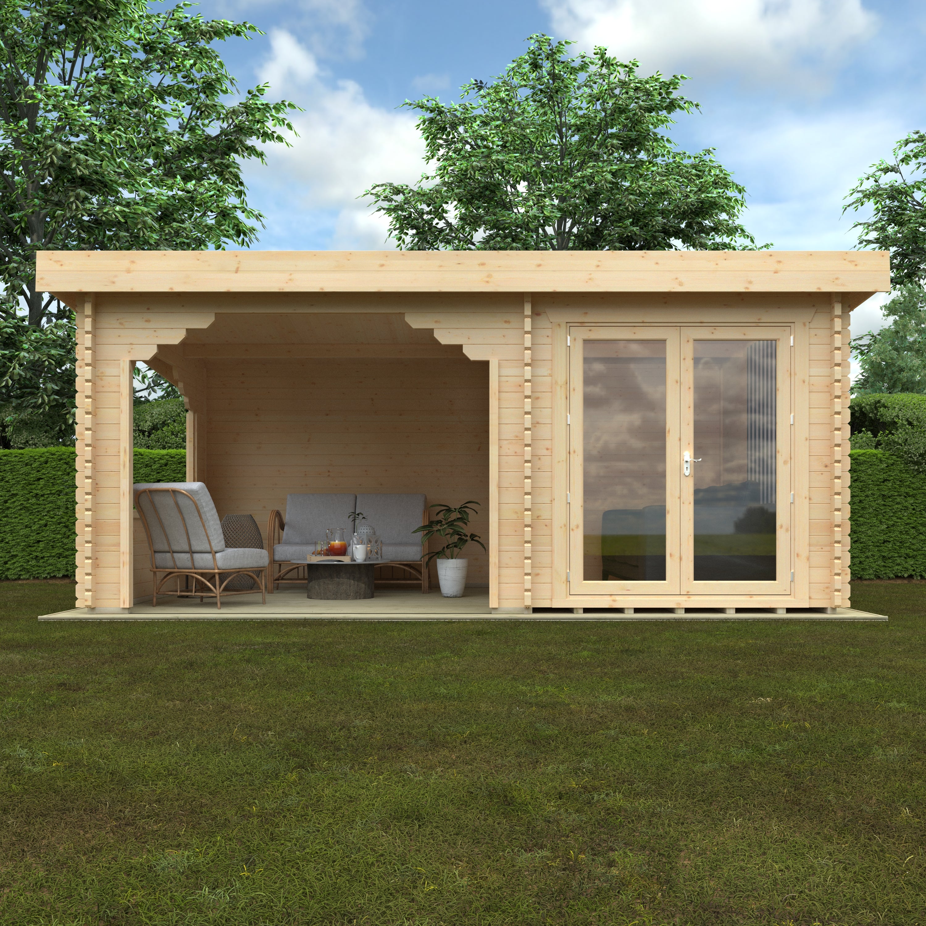 PAYTON 44mm Log Cabin