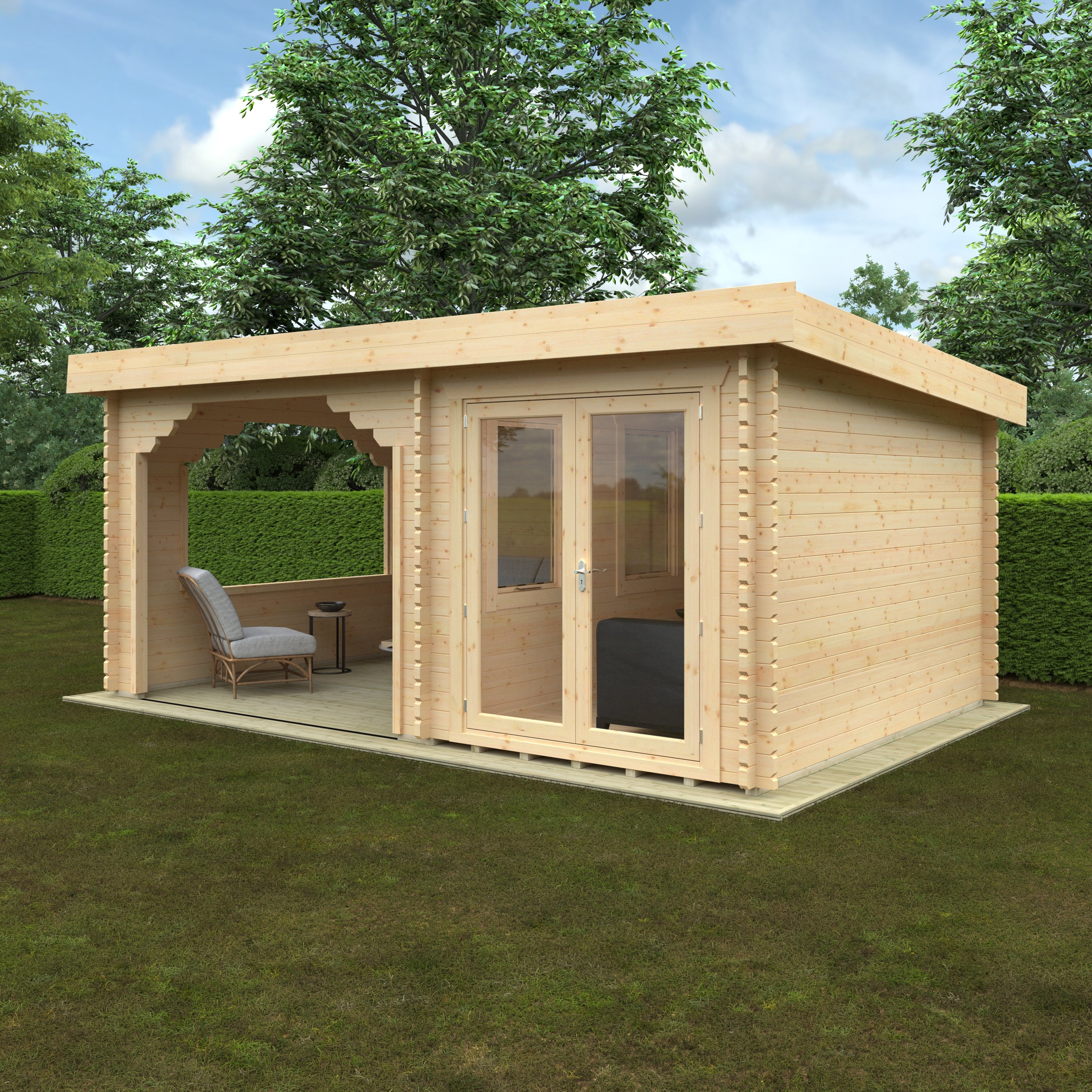 PAYTON 44mm Log Cabin