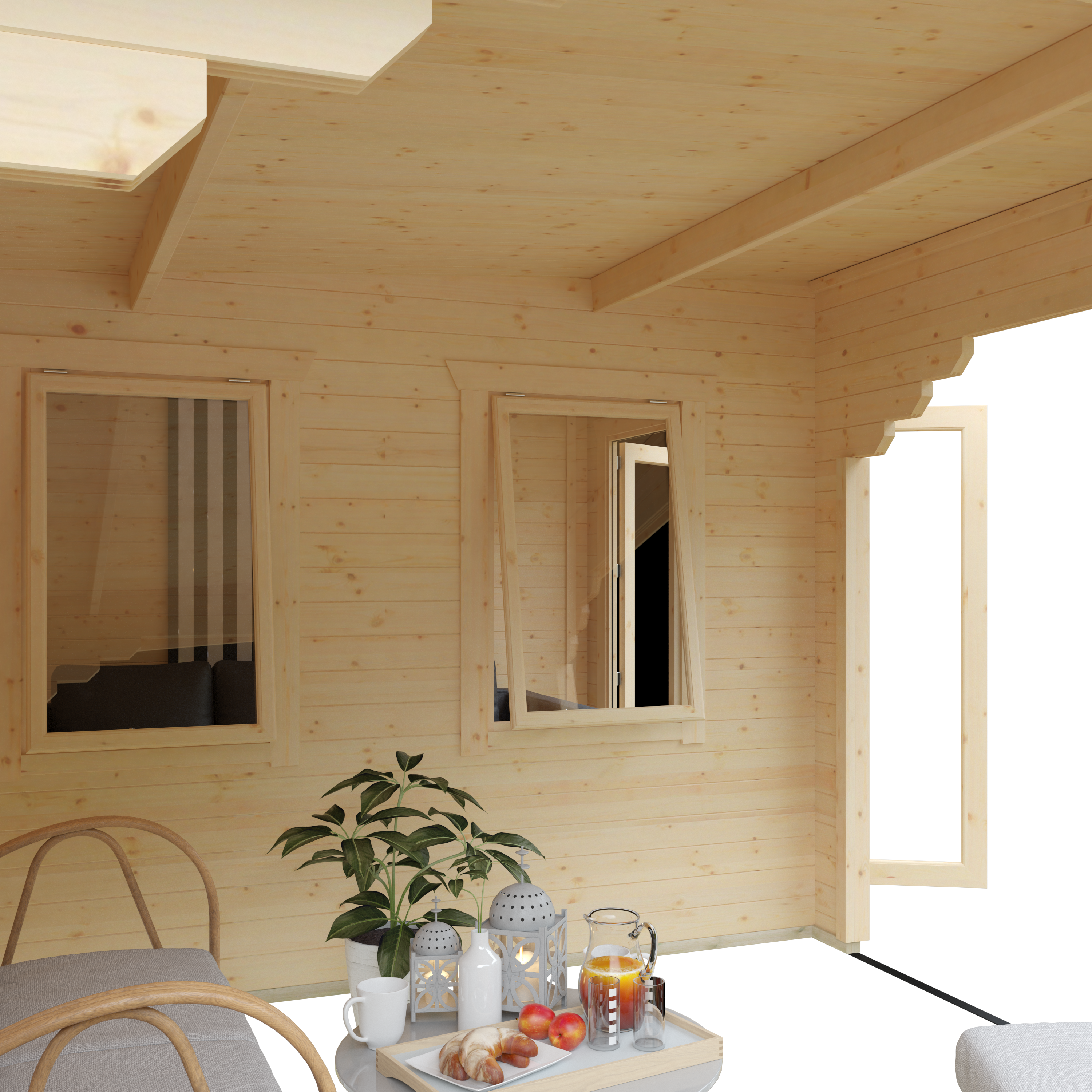 PAYTON 44mm Log Cabin