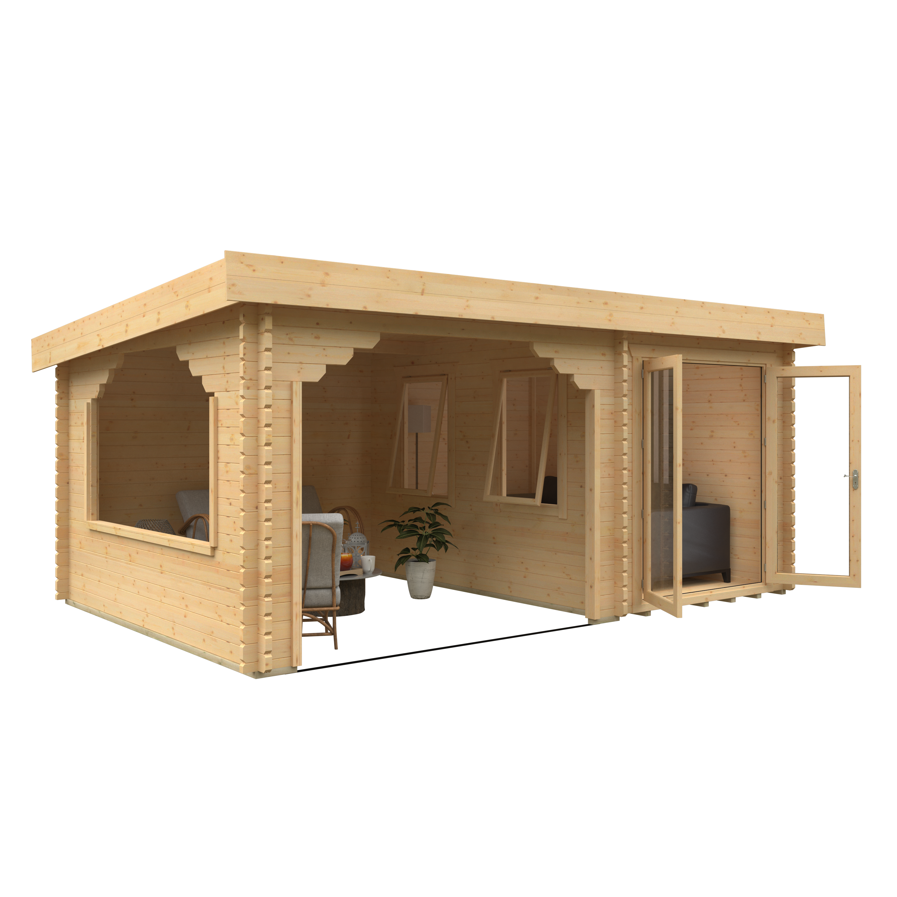 PAYTON 44mm Log Cabin