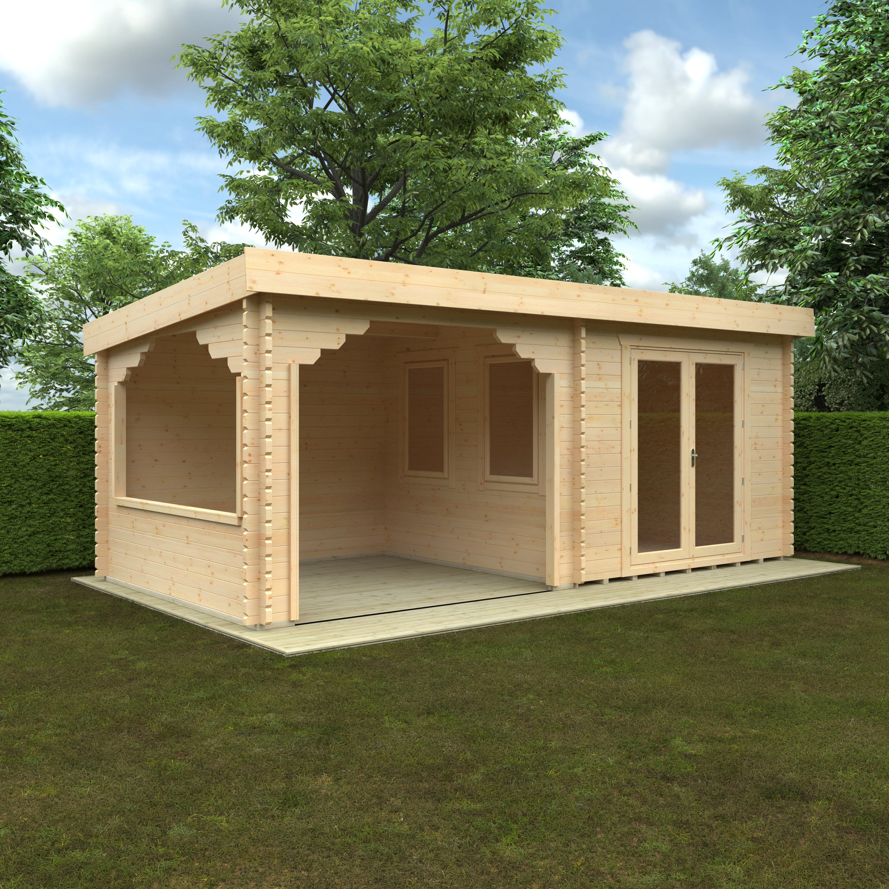 PAYTON 44mm Log Cabin