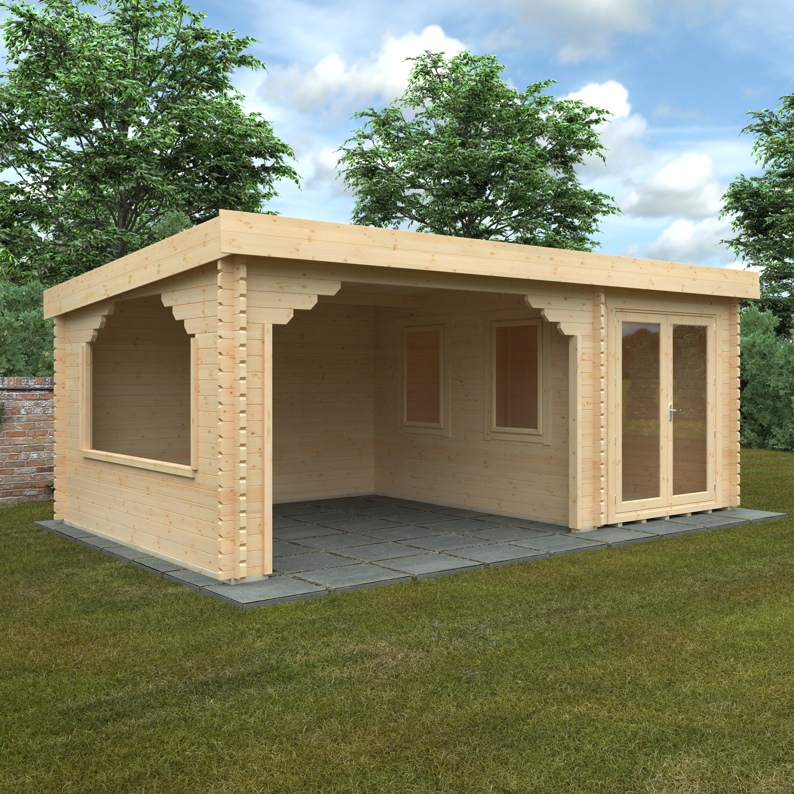 PAYTON 44mm Log Cabin