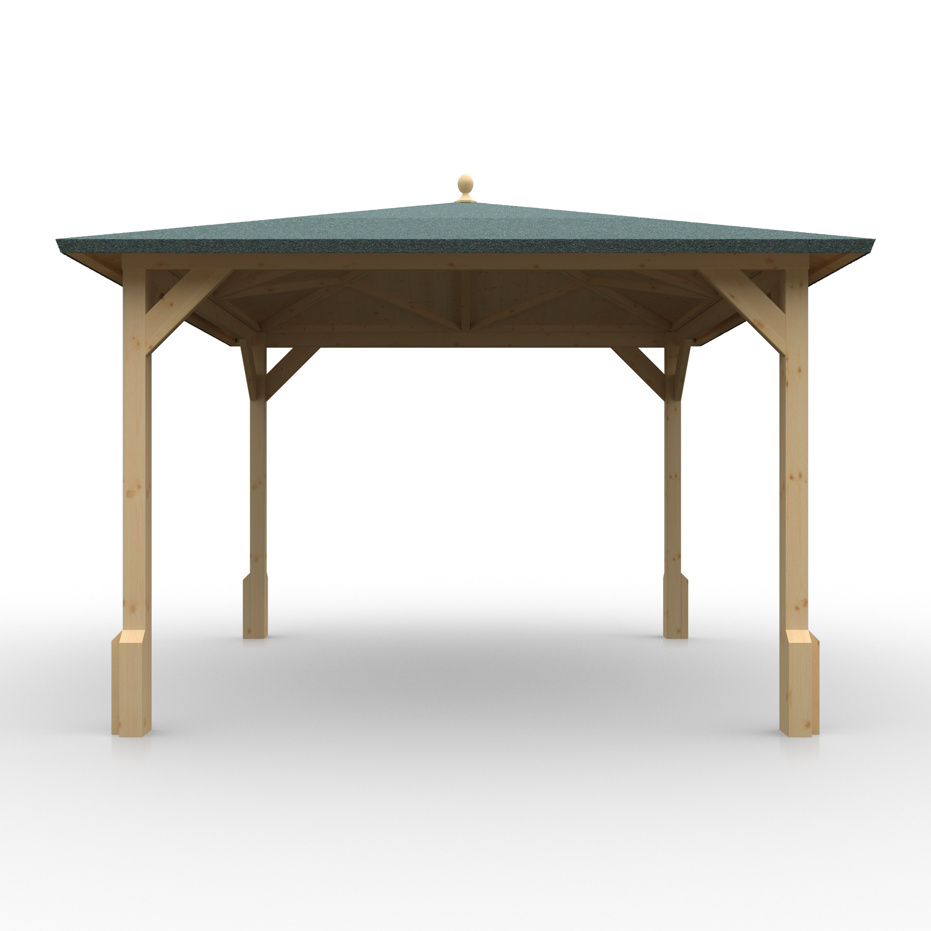 ROOFED PERGOLA 44mm Log Cabins