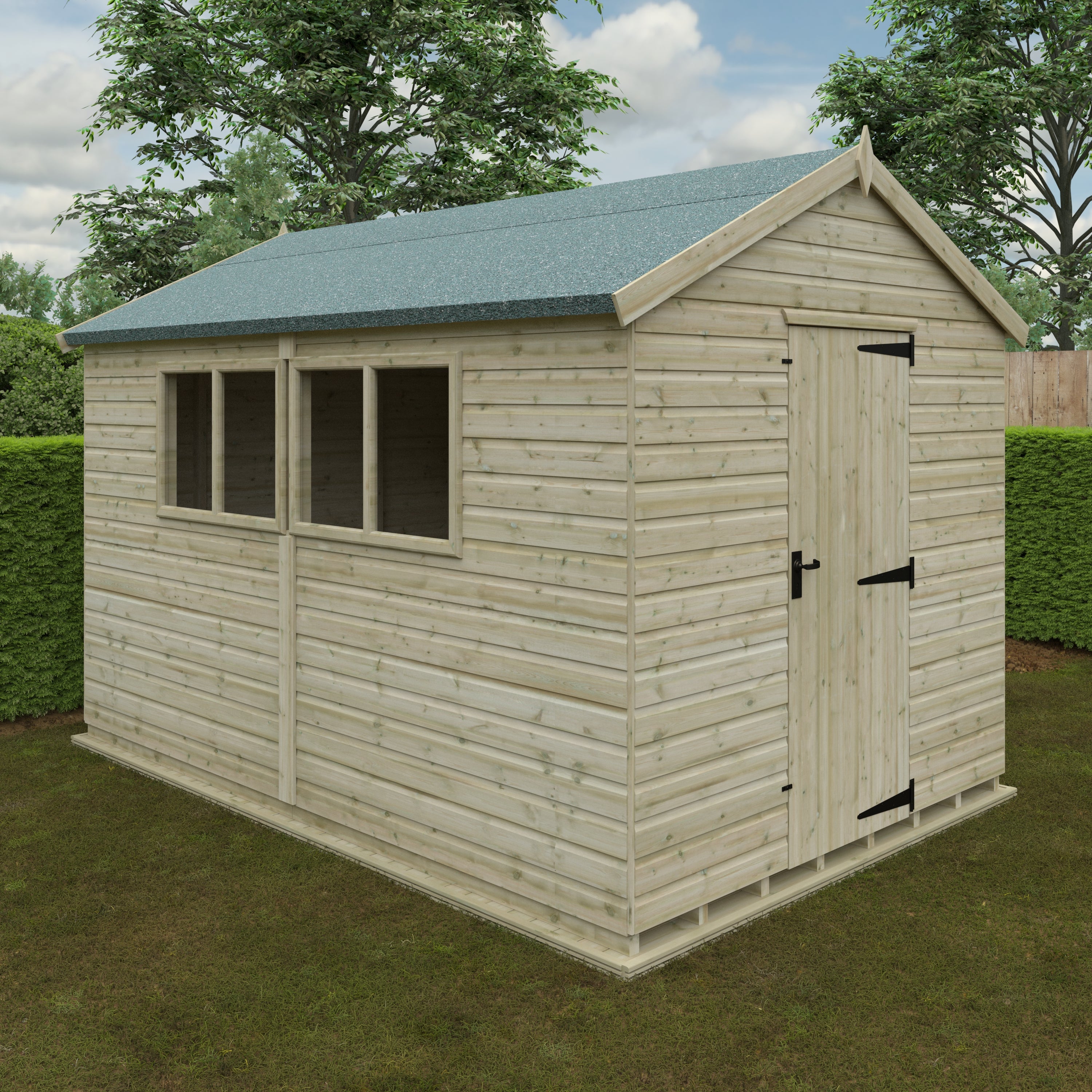 Tanalised Apex Premier Garden Sheds