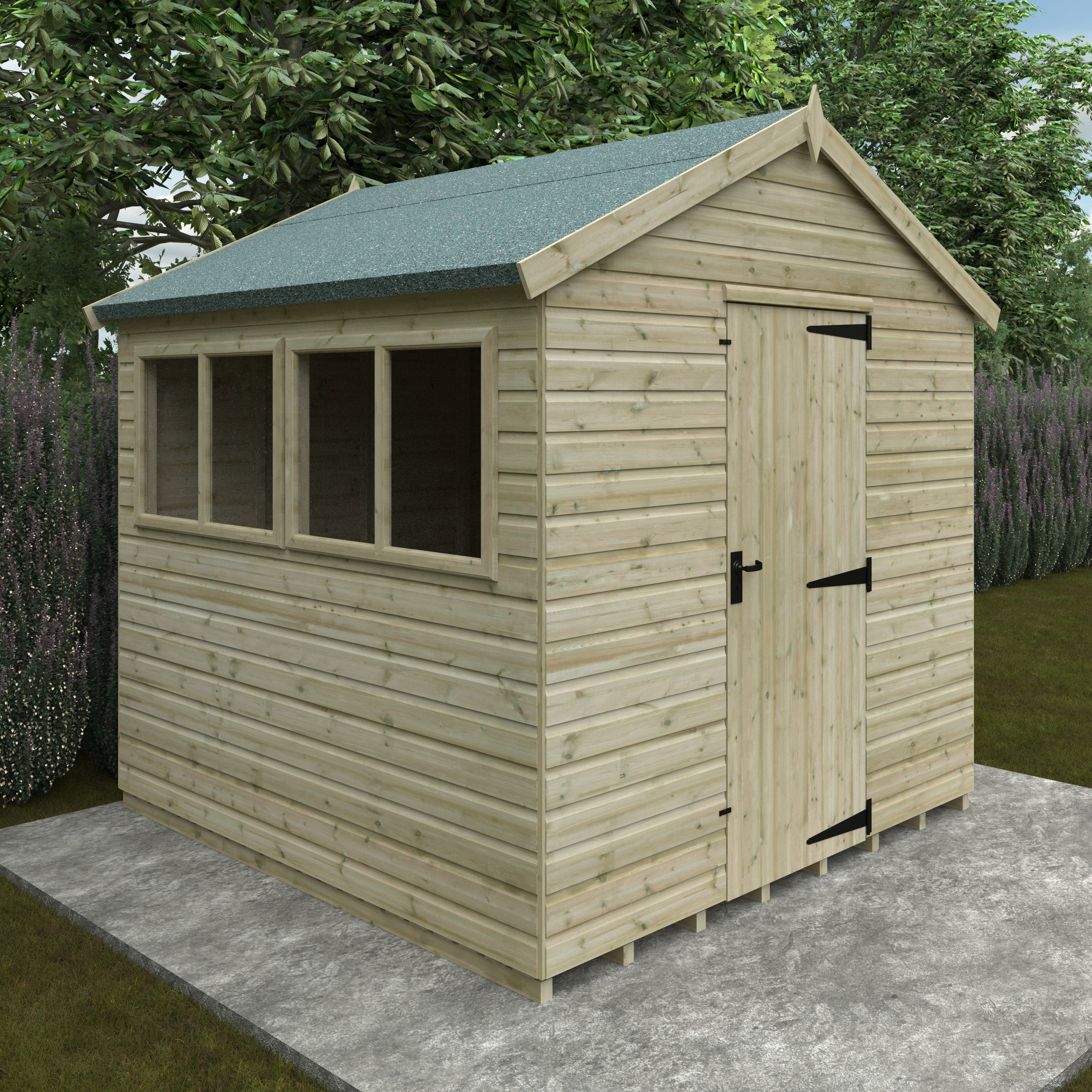 Tanalised Apex Premier Garden Sheds