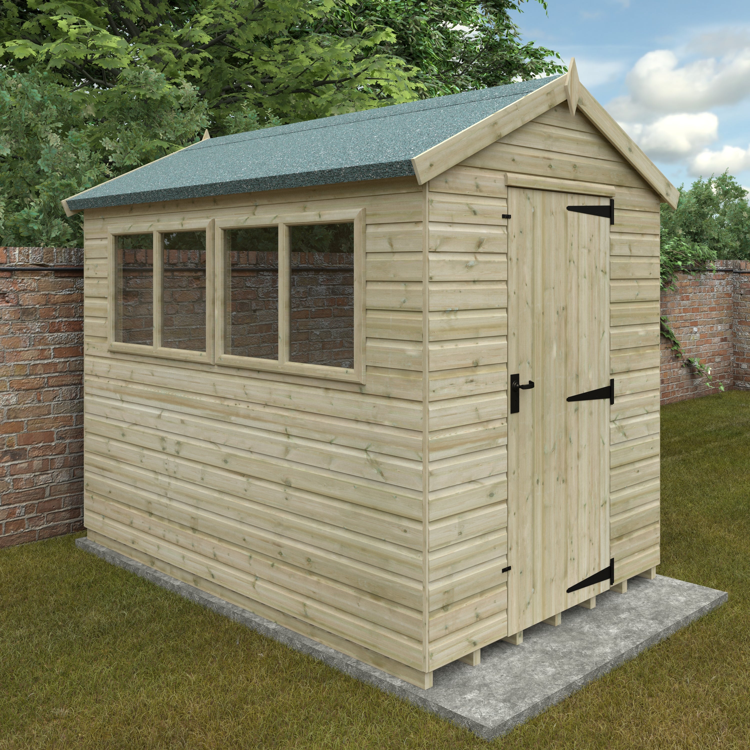 Tanalised Apex Premier Garden Sheds