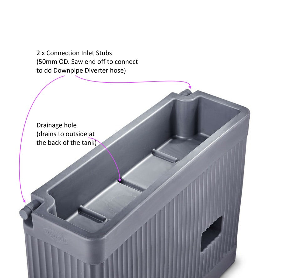 Rain Herb Bed – Slimline Water Butt with Integrated Raised Planter