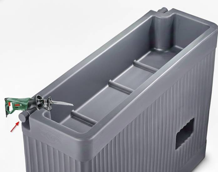 Rain Herb Bed – Slimline Water Butt with Integrated Raised Planter