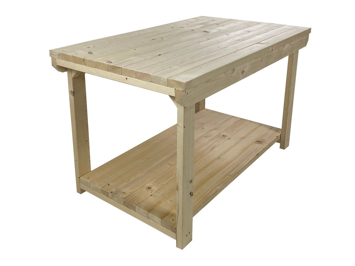 Rotem Wooden Kiln-Dry Workbench Depth-3ft