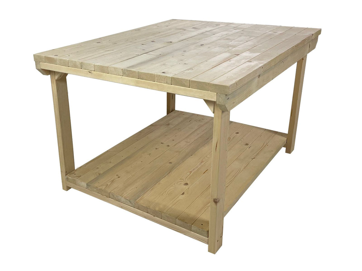 Rotem Wooden Kiln-Dry Workbench Depth-4ft