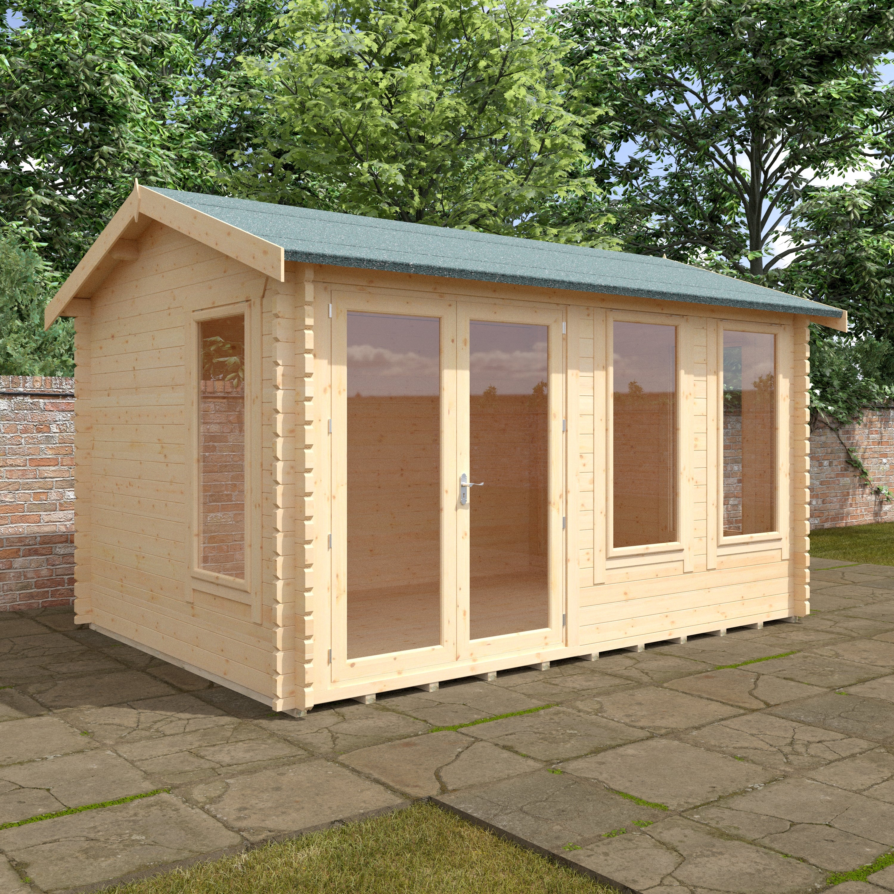 THE SHERBORNE 44mm Log Cabins