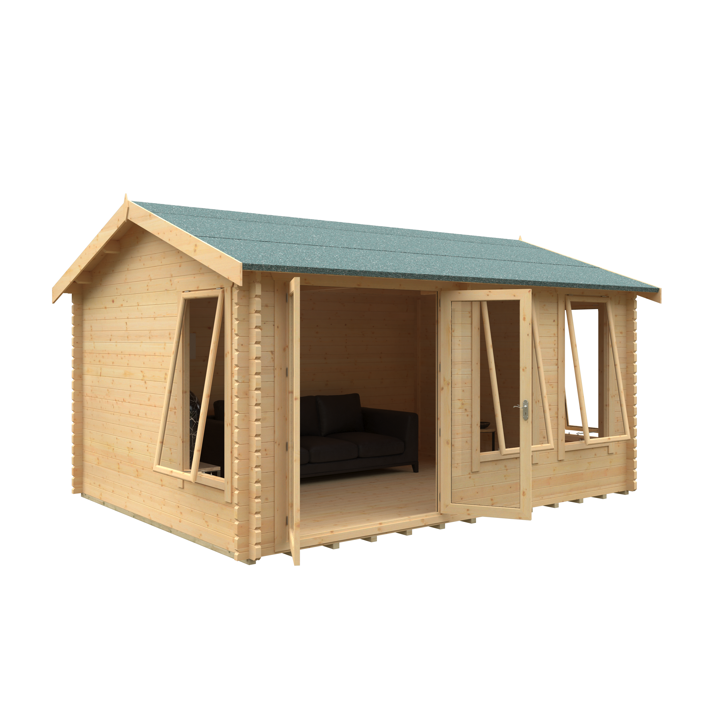 THE SHERBORNE 44mm Log Cabins