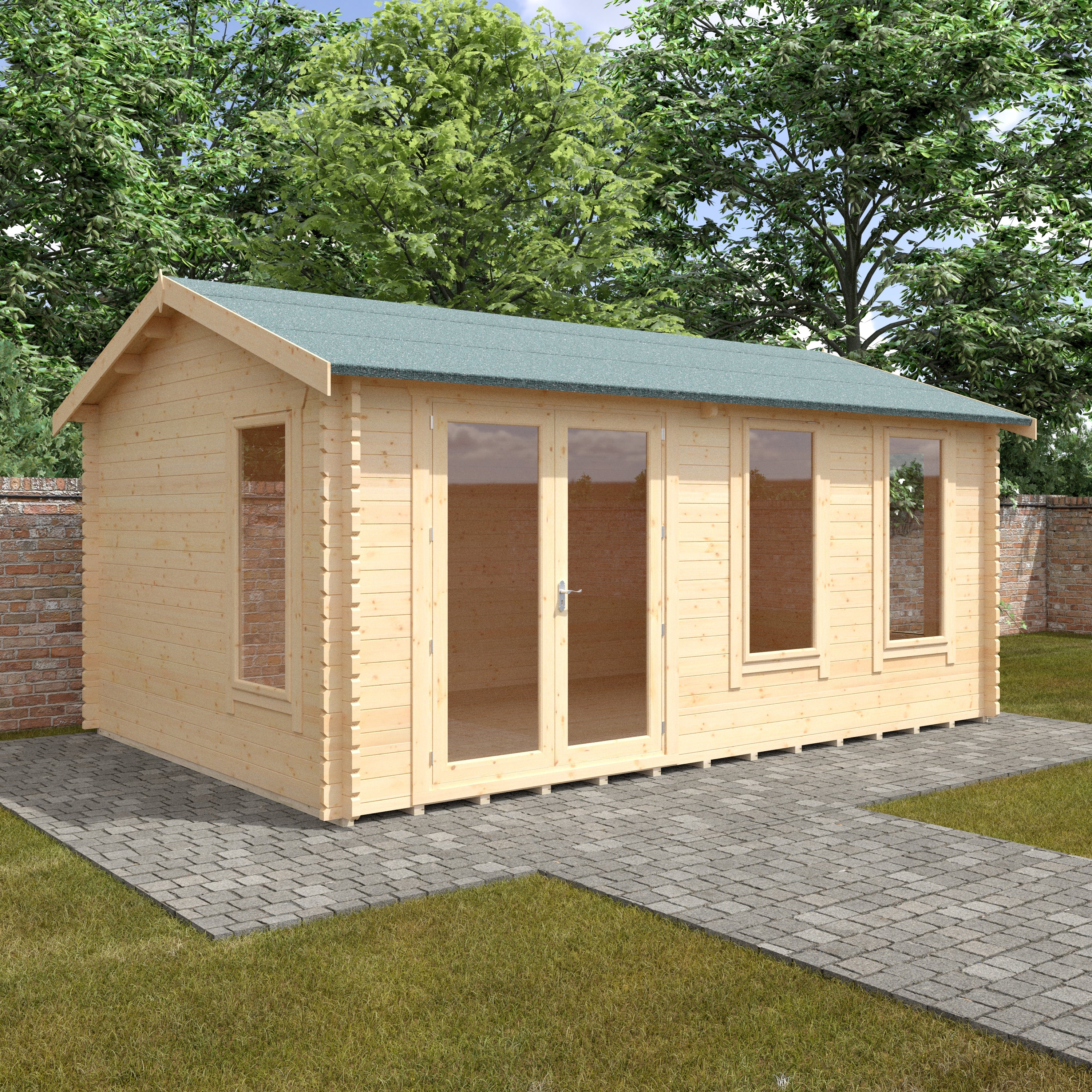 THE SHERBORNE 44mm Log Cabins