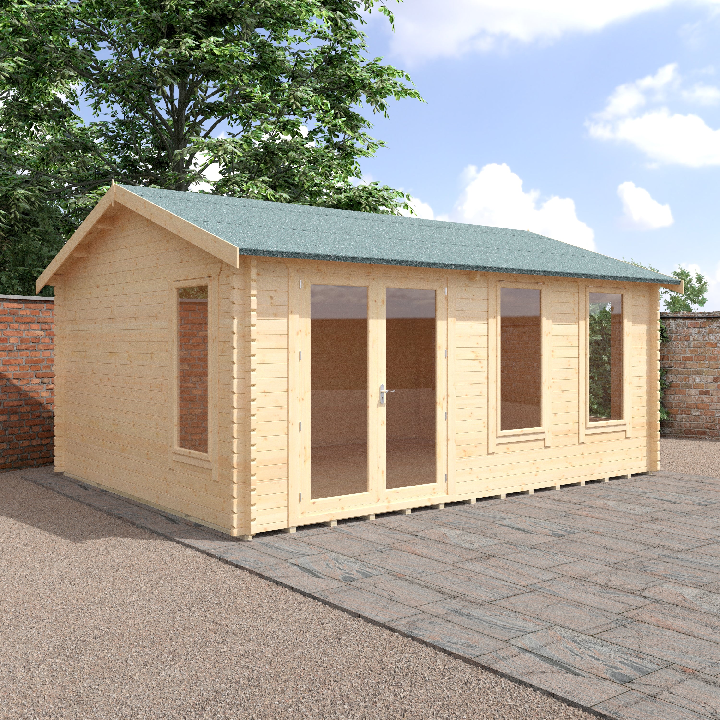 THE SHERBORNE 44mm Log Cabins