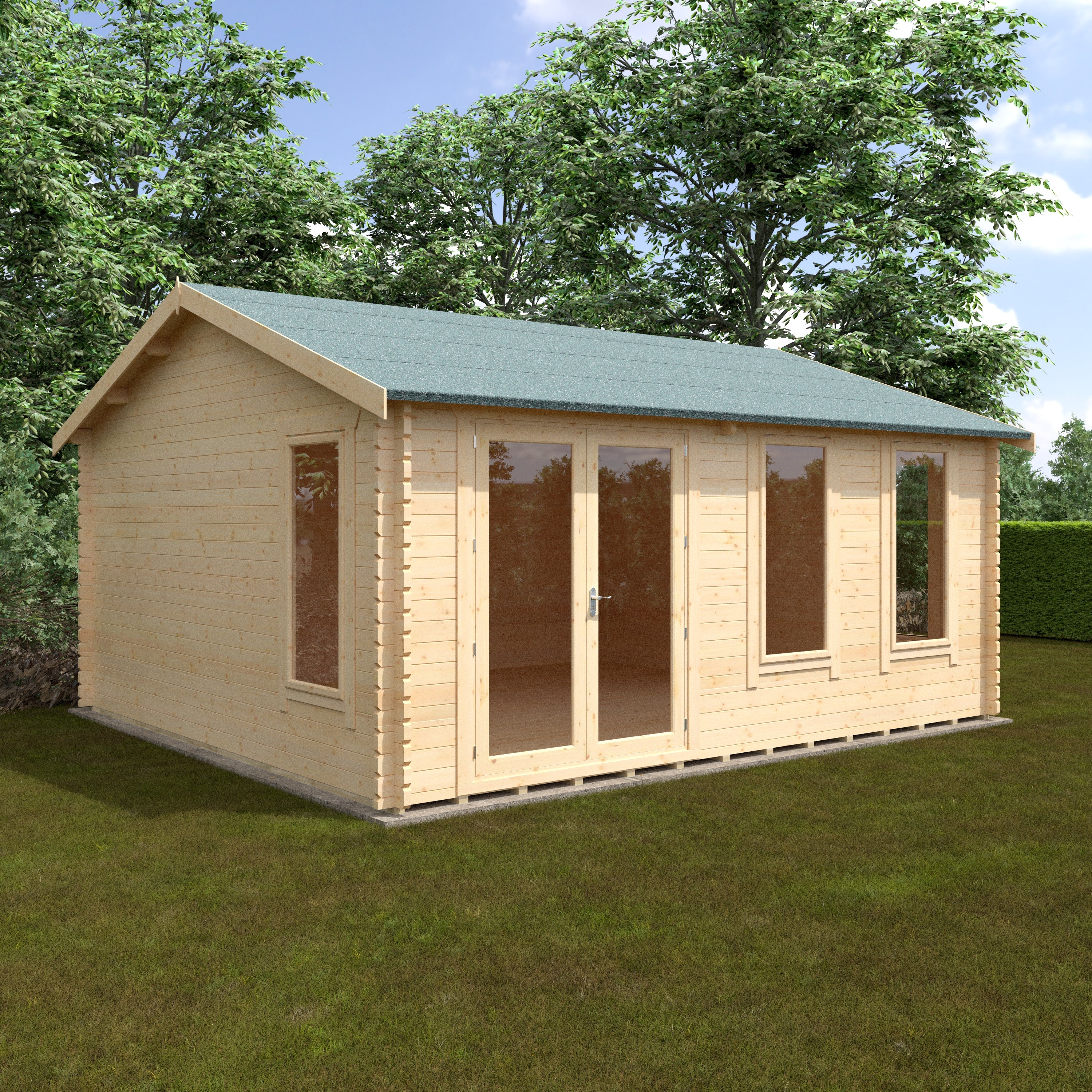 THE SHERBORNE 44mm Log Cabins