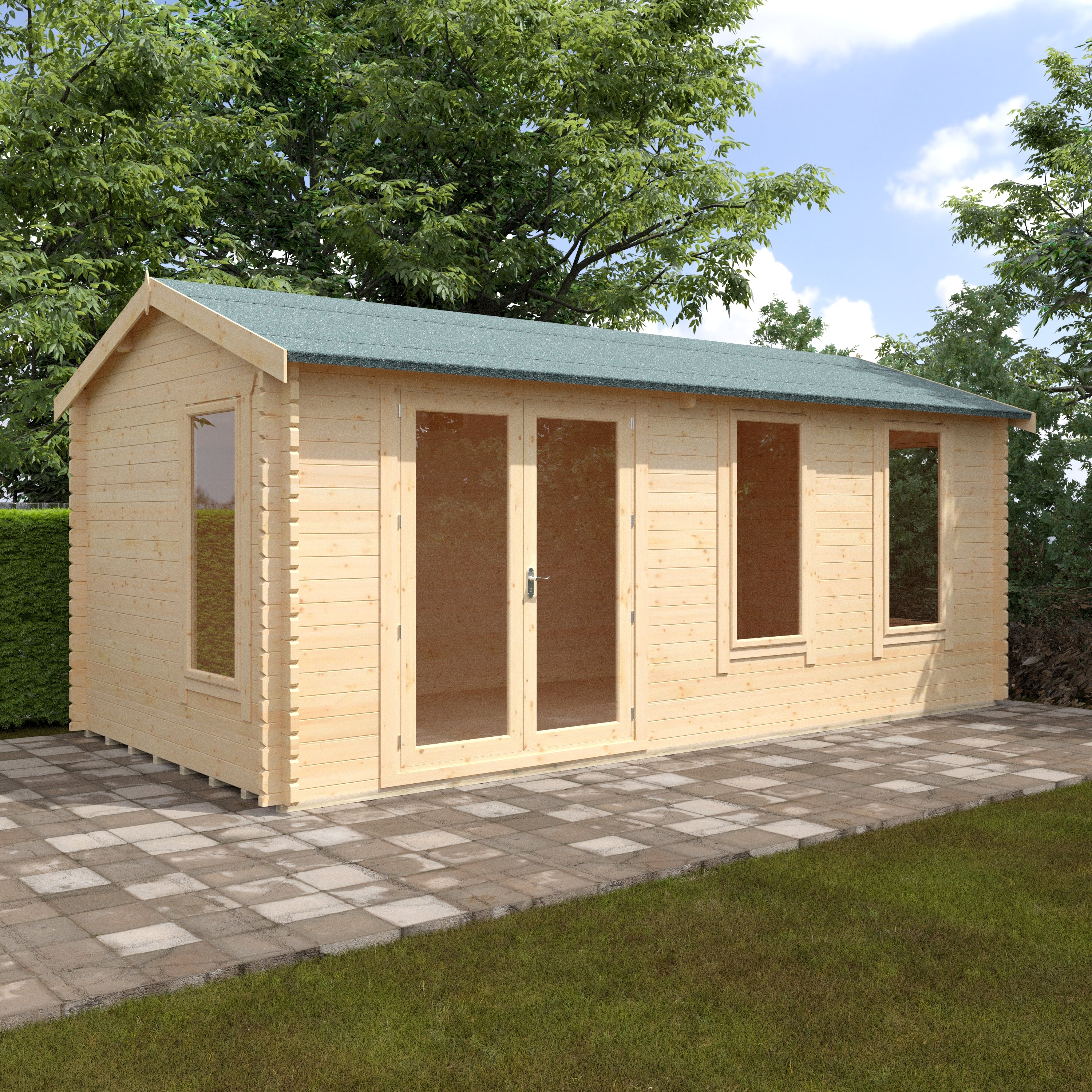 THE SHERBORNE 44mm Log Cabins
