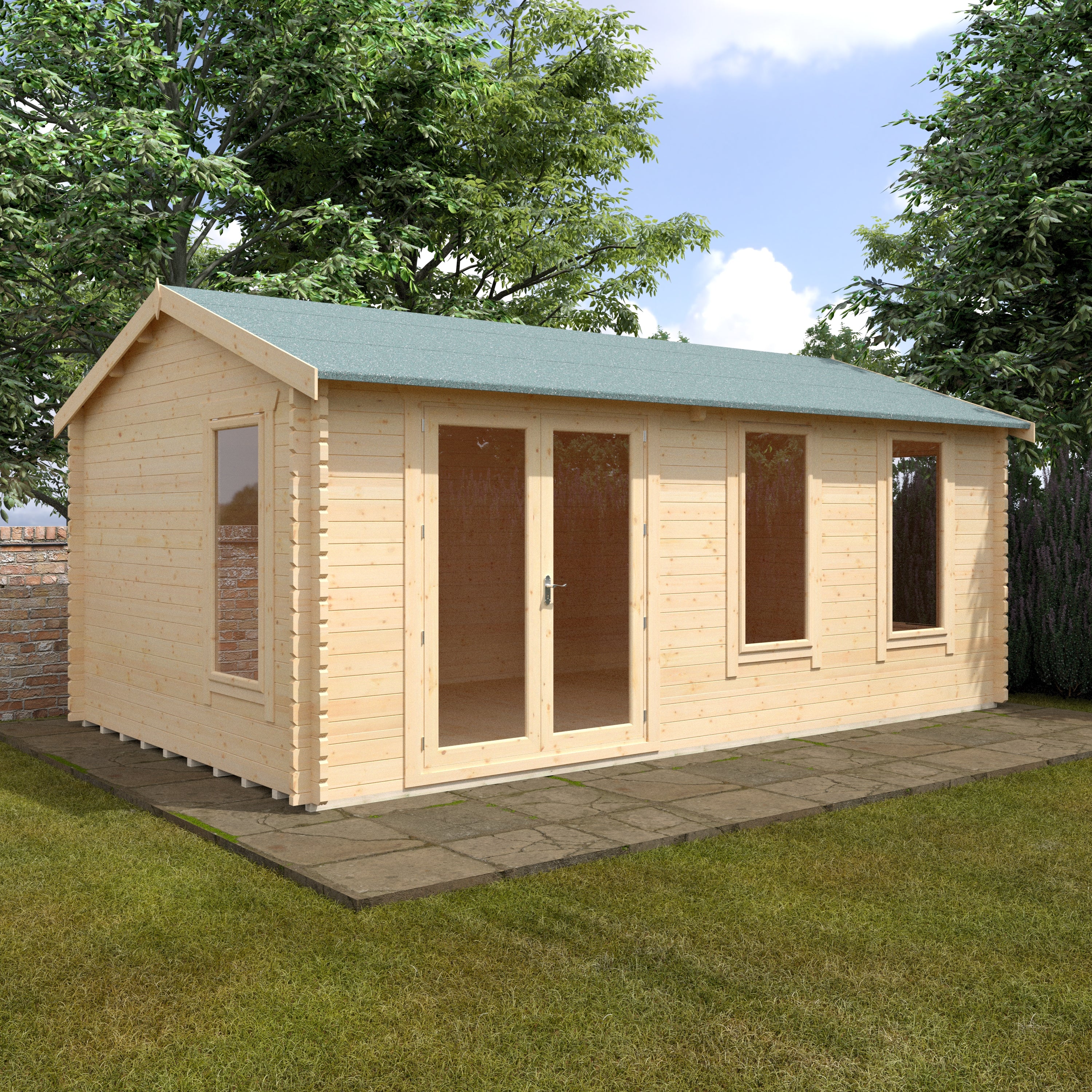 THE SHERBORNE 44mm Log Cabins