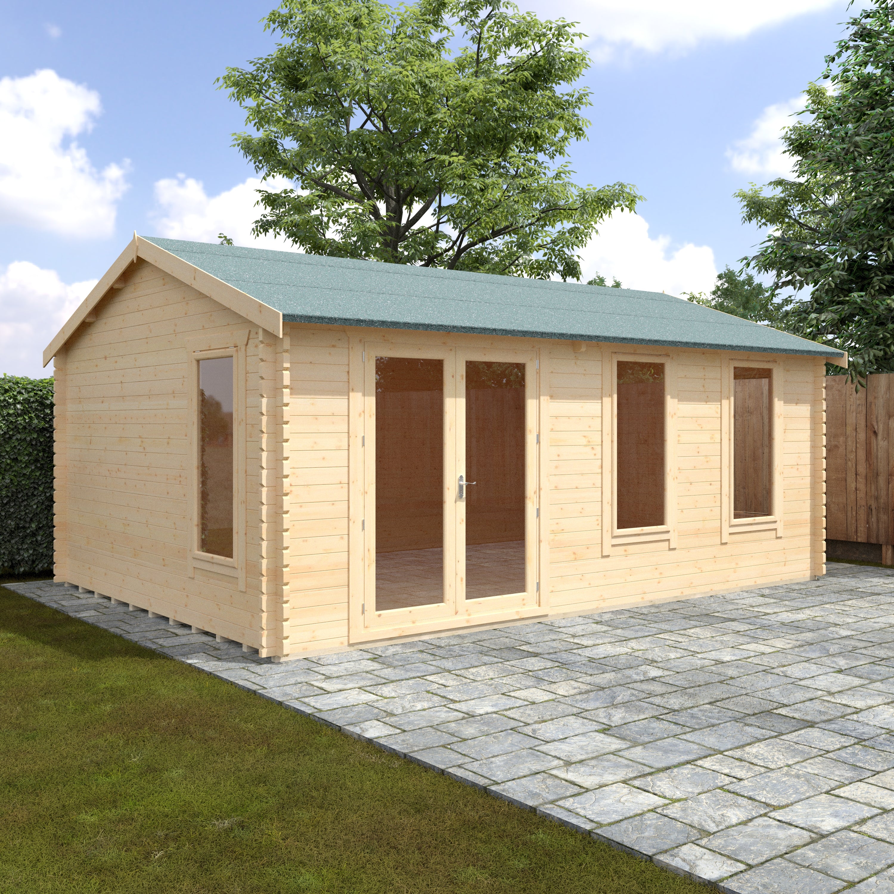 THE SHERBORNE 44mm Log Cabins