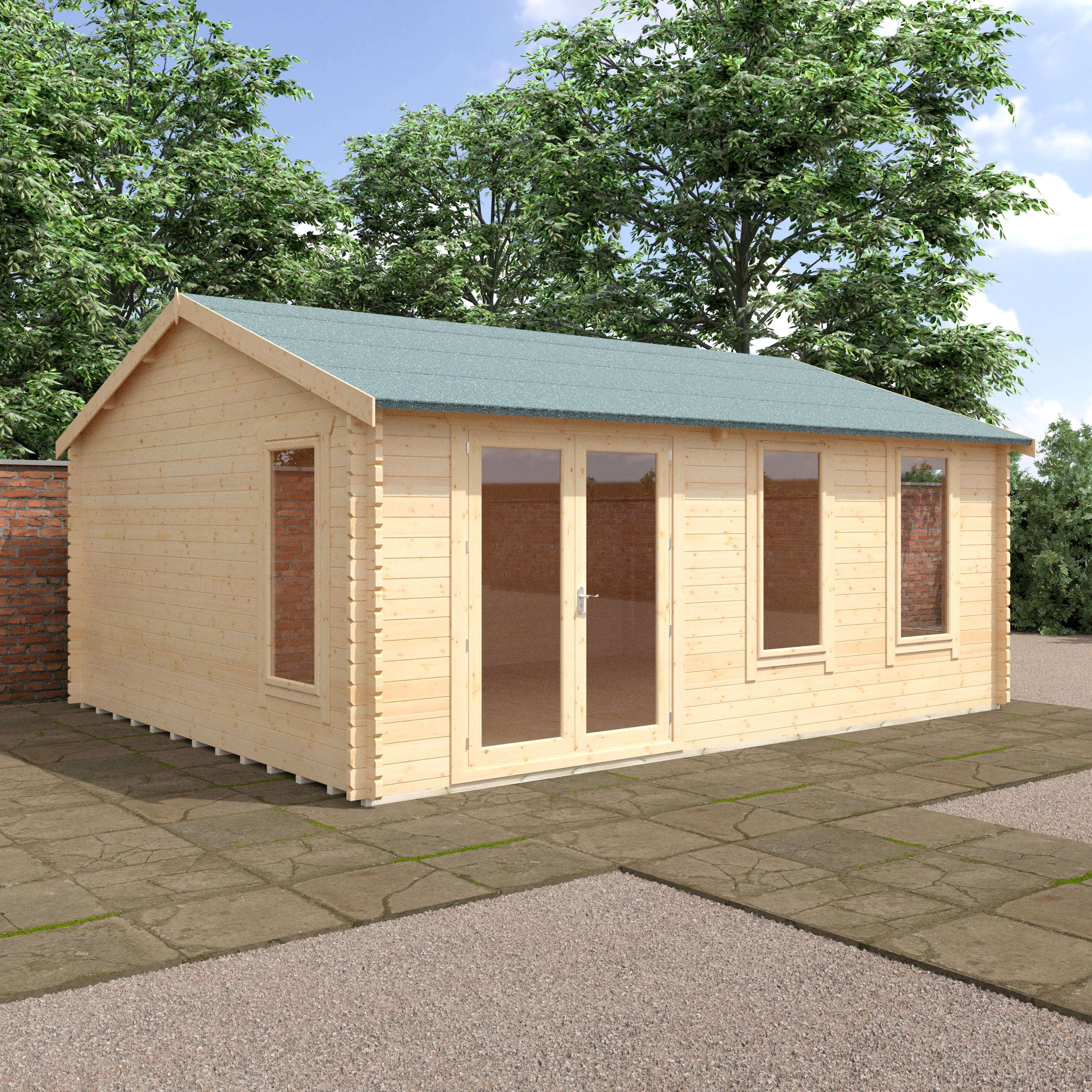 THE SHERBORNE 44mm Log Cabins