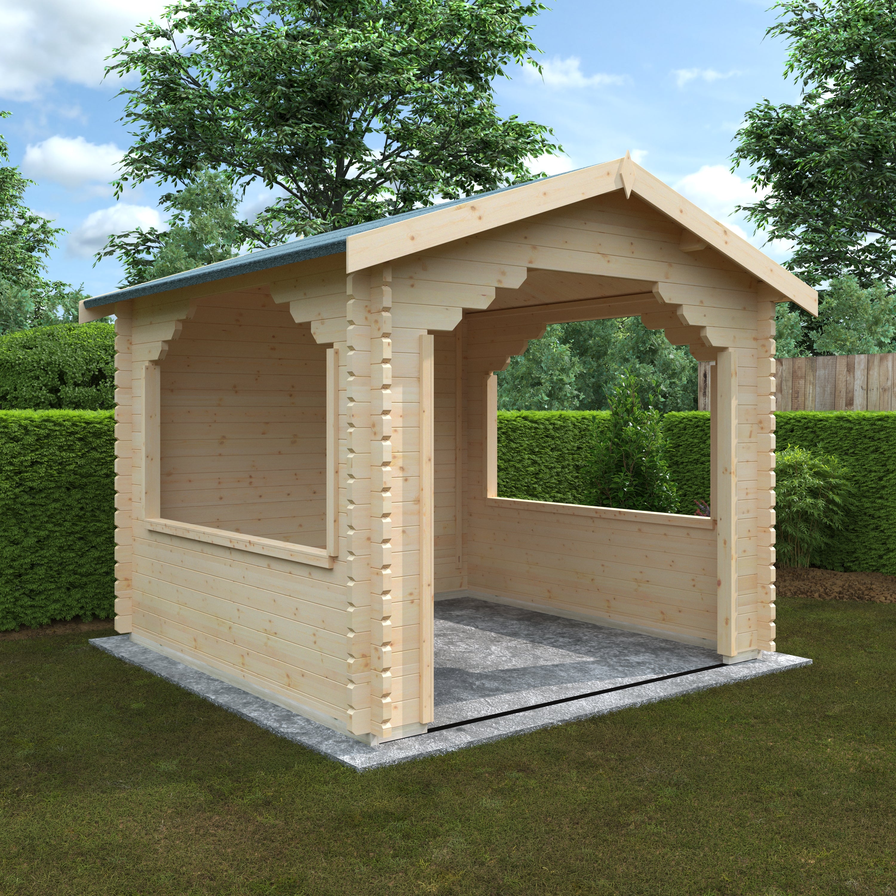 THE STOWE 44mm Log Cabins