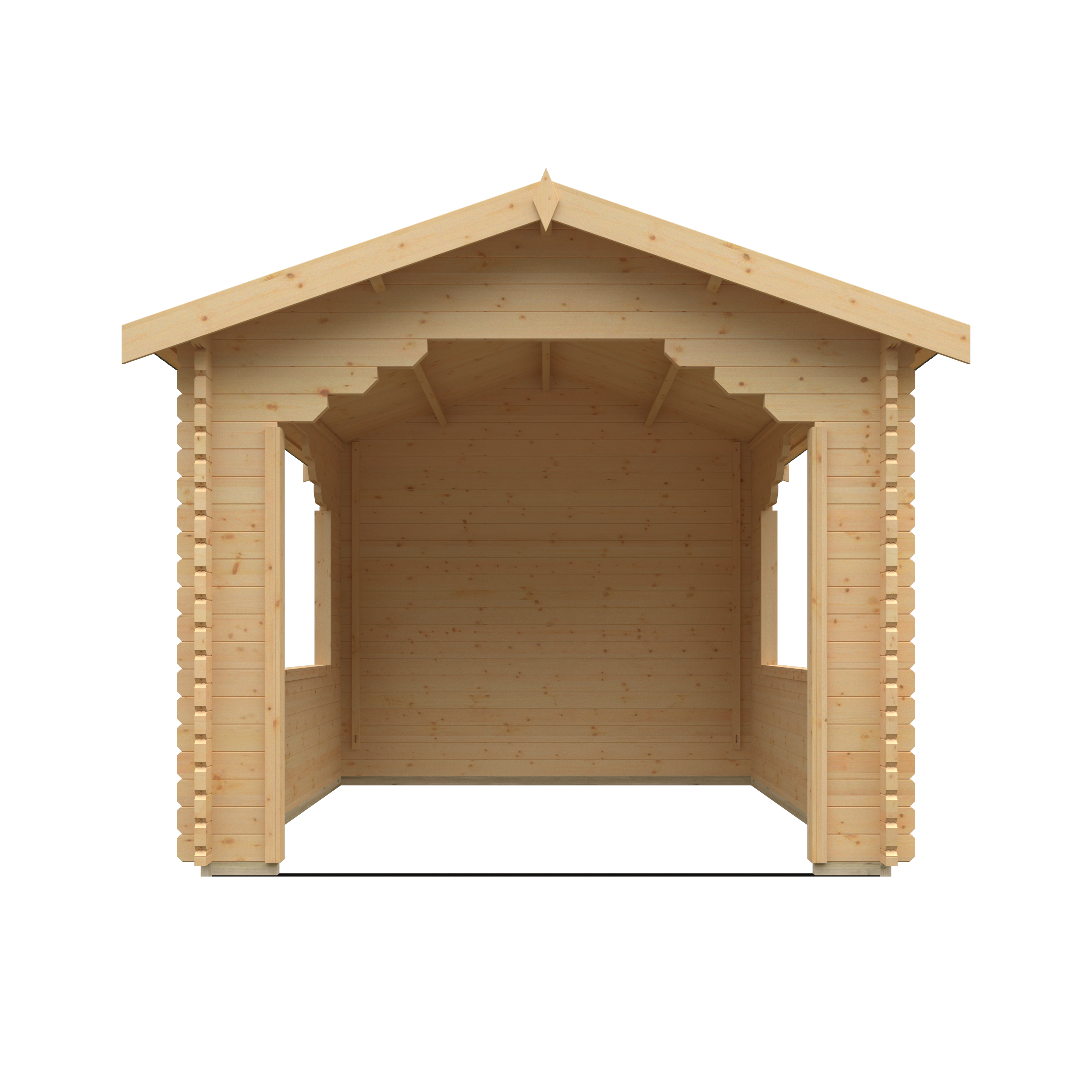 THE STOWE 44mm Log Cabins