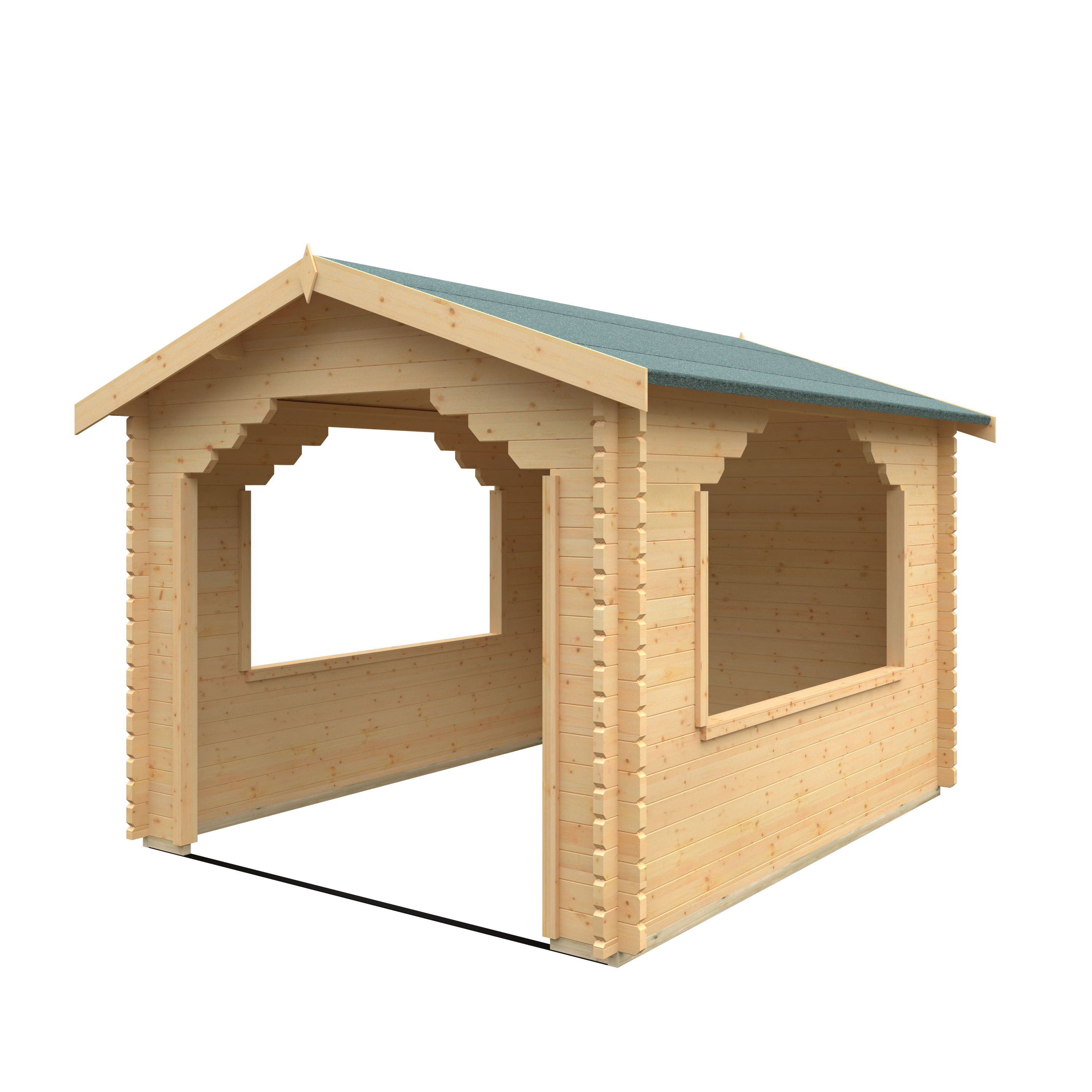 THE STOWE 44mm Log Cabins