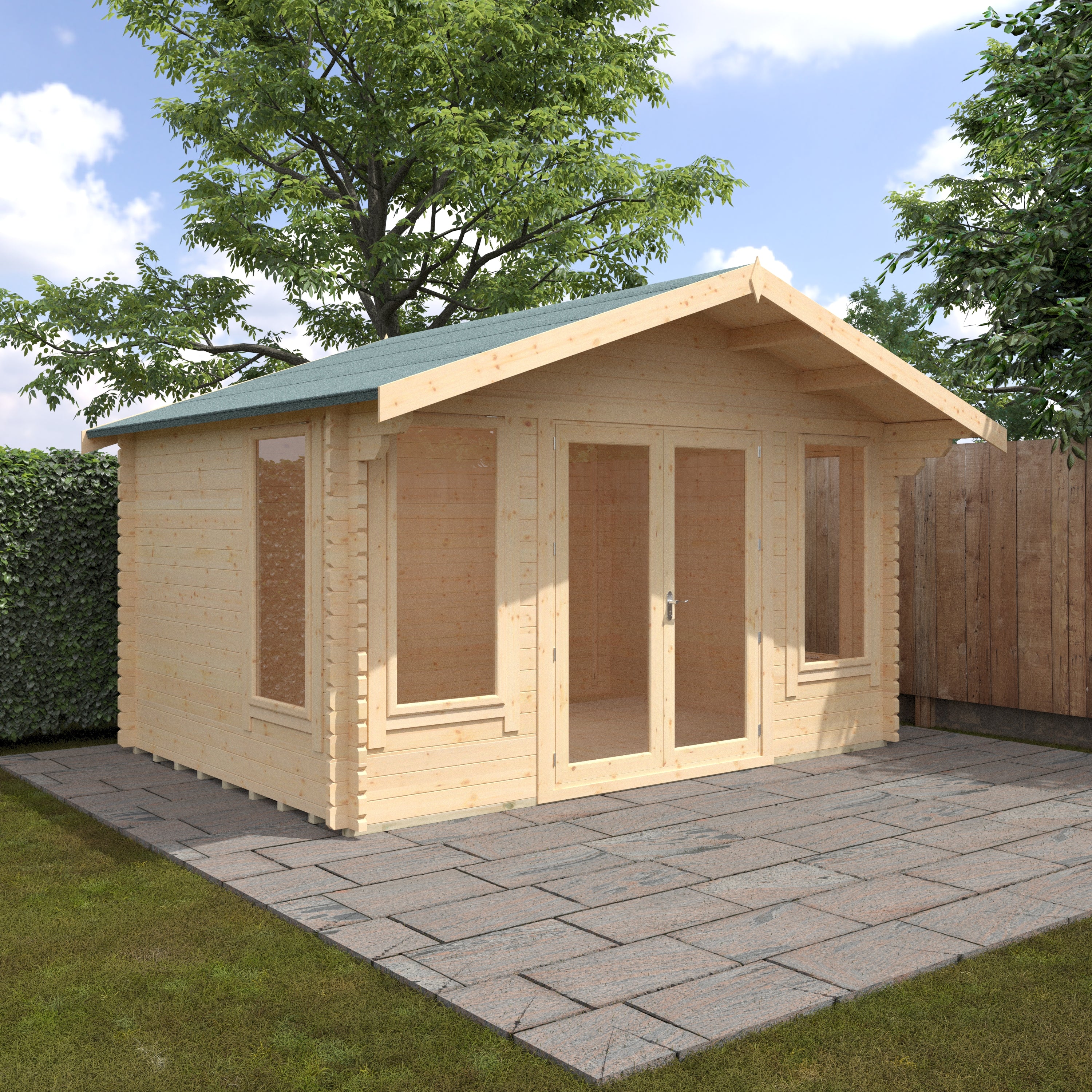 THE SUTTON 44mm Log Cabins