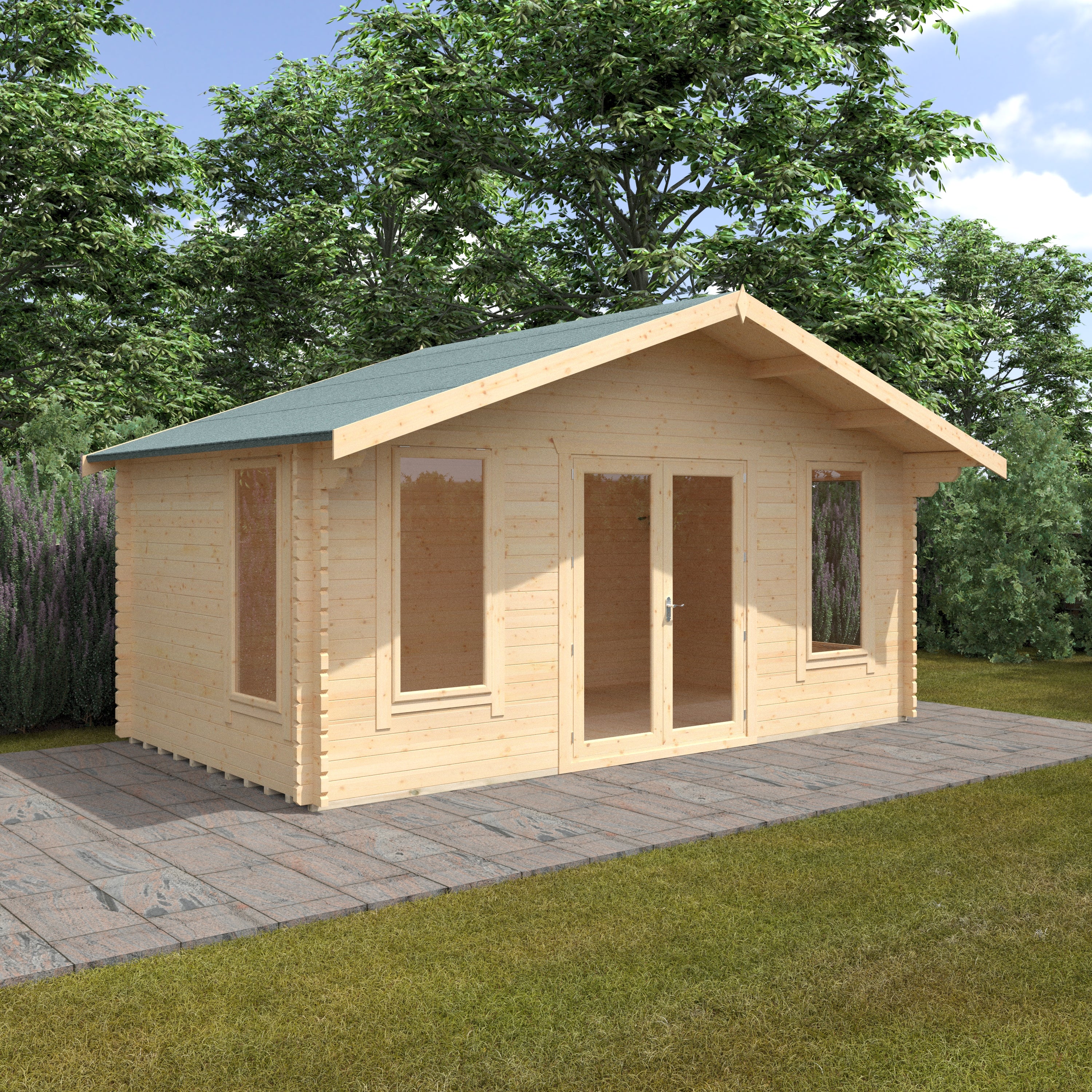 THE SUTTON 44mm Log Cabins