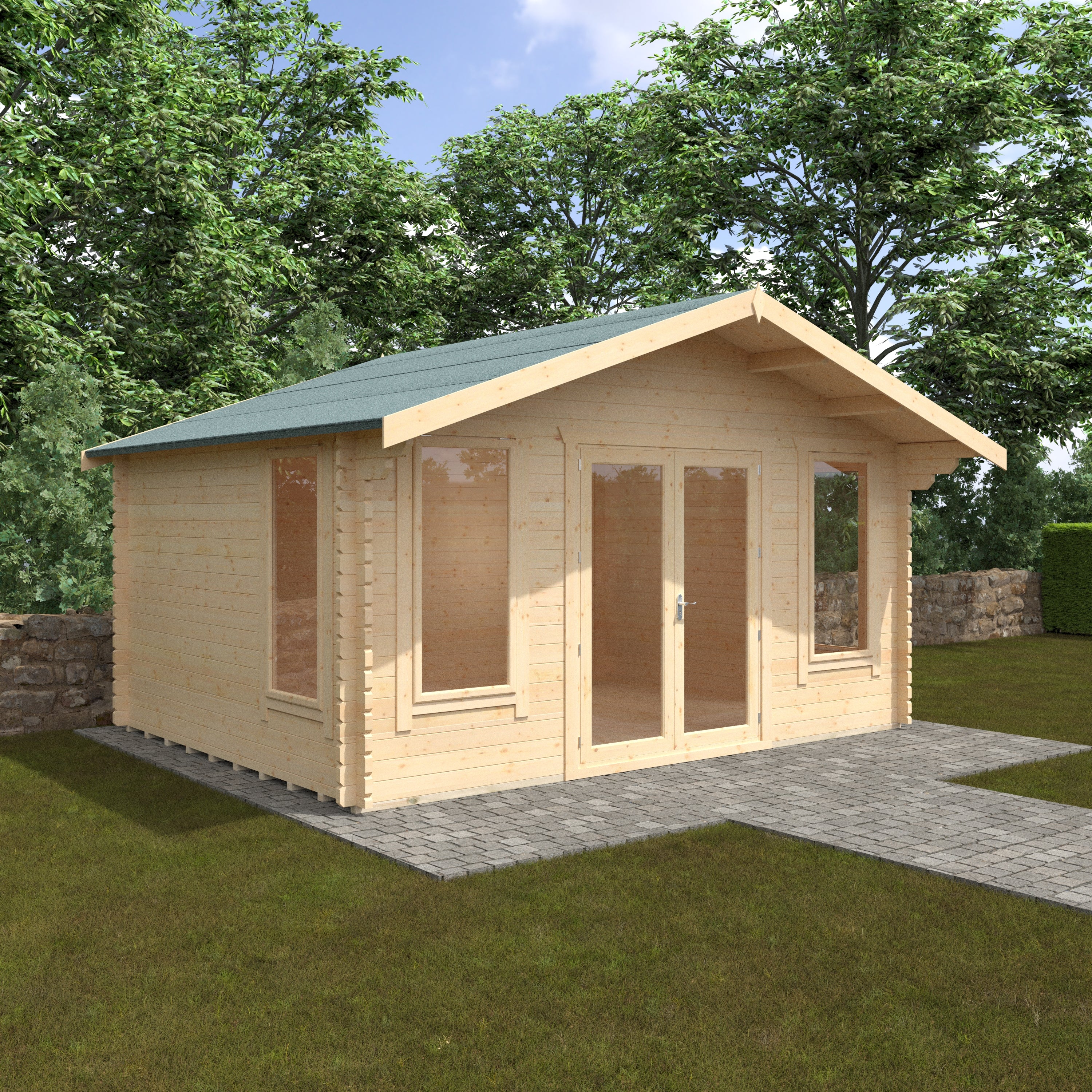 THE SUTTON 44mm Log Cabins