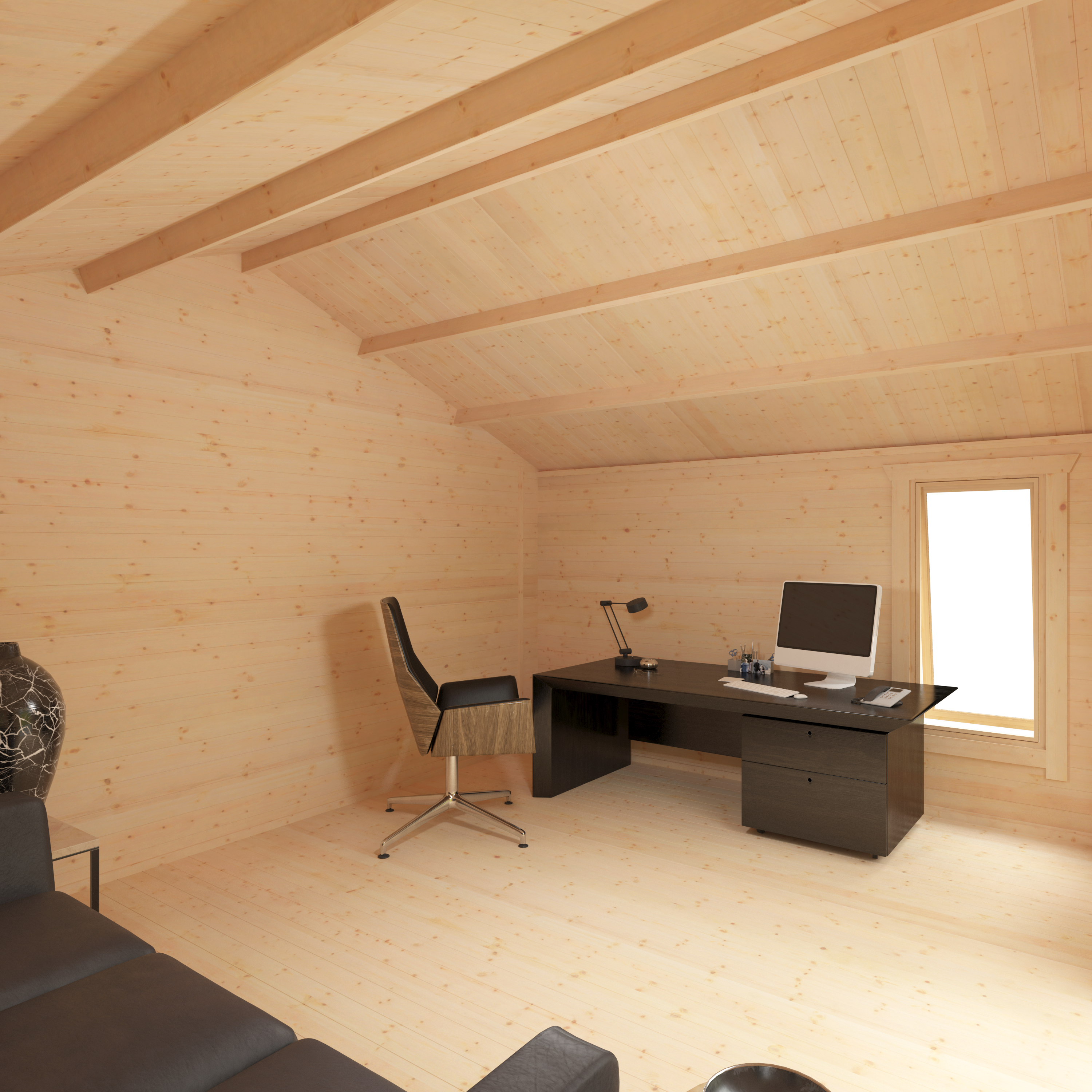 THE SUTTON 44mm Log Cabins