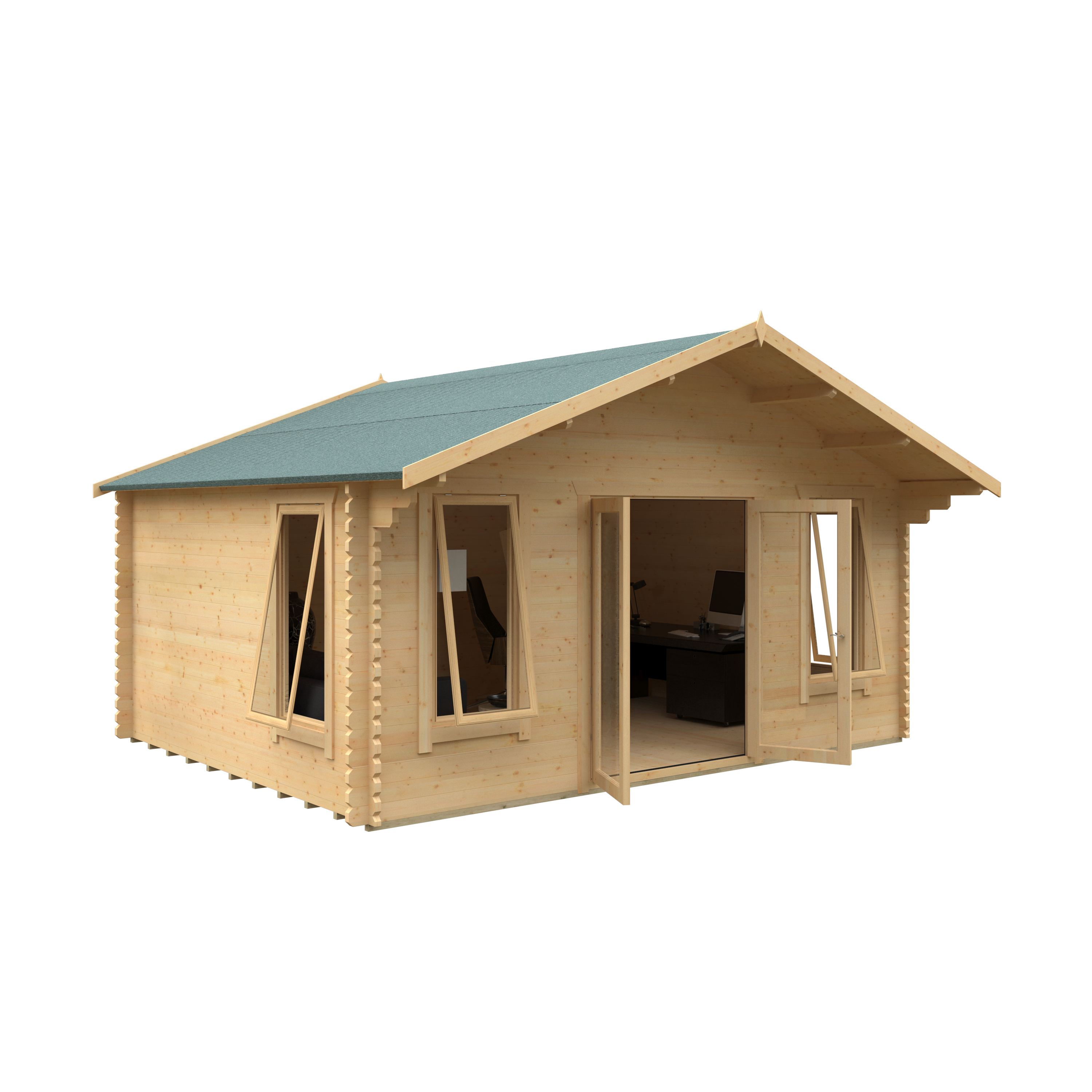 THE SUTTON 44mm Log Cabins