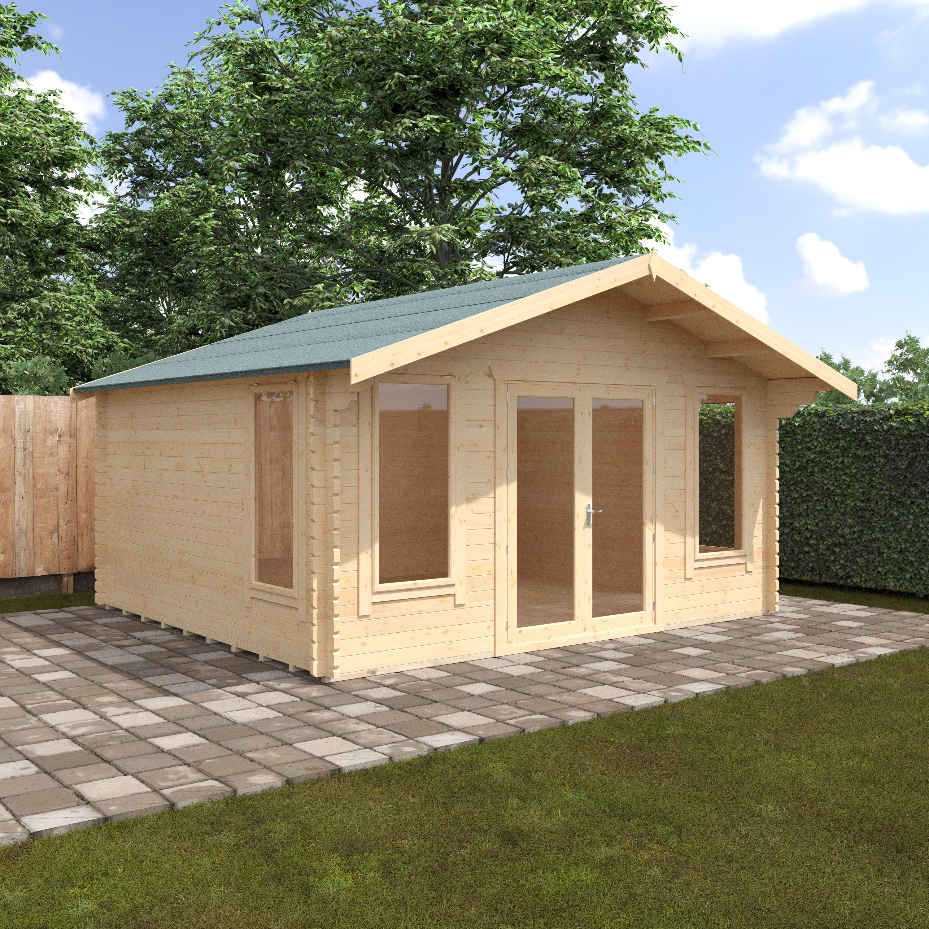 THE SUTTON 44mm Log Cabins
