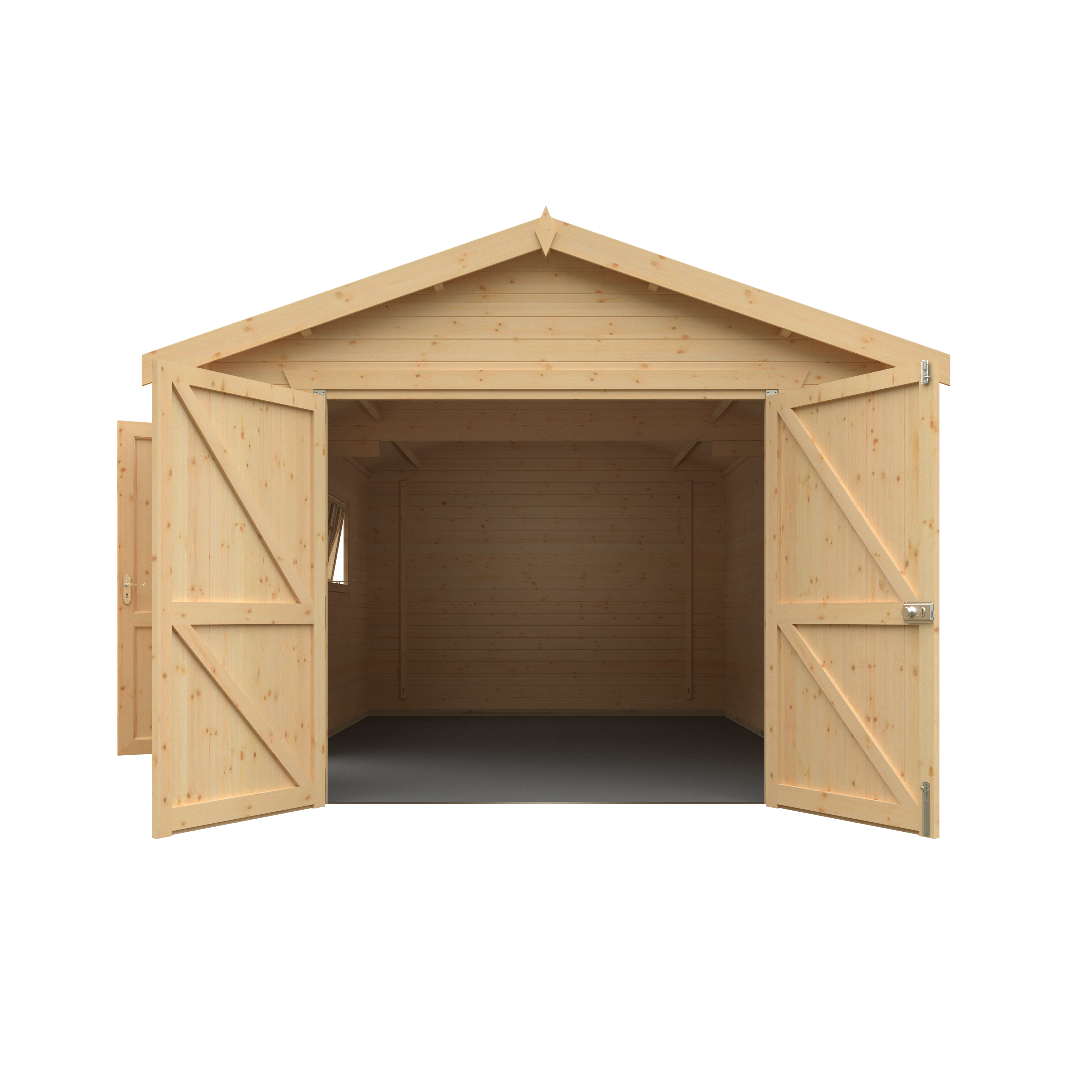 THE WARWICK GARAGE 44mm Log Cabin