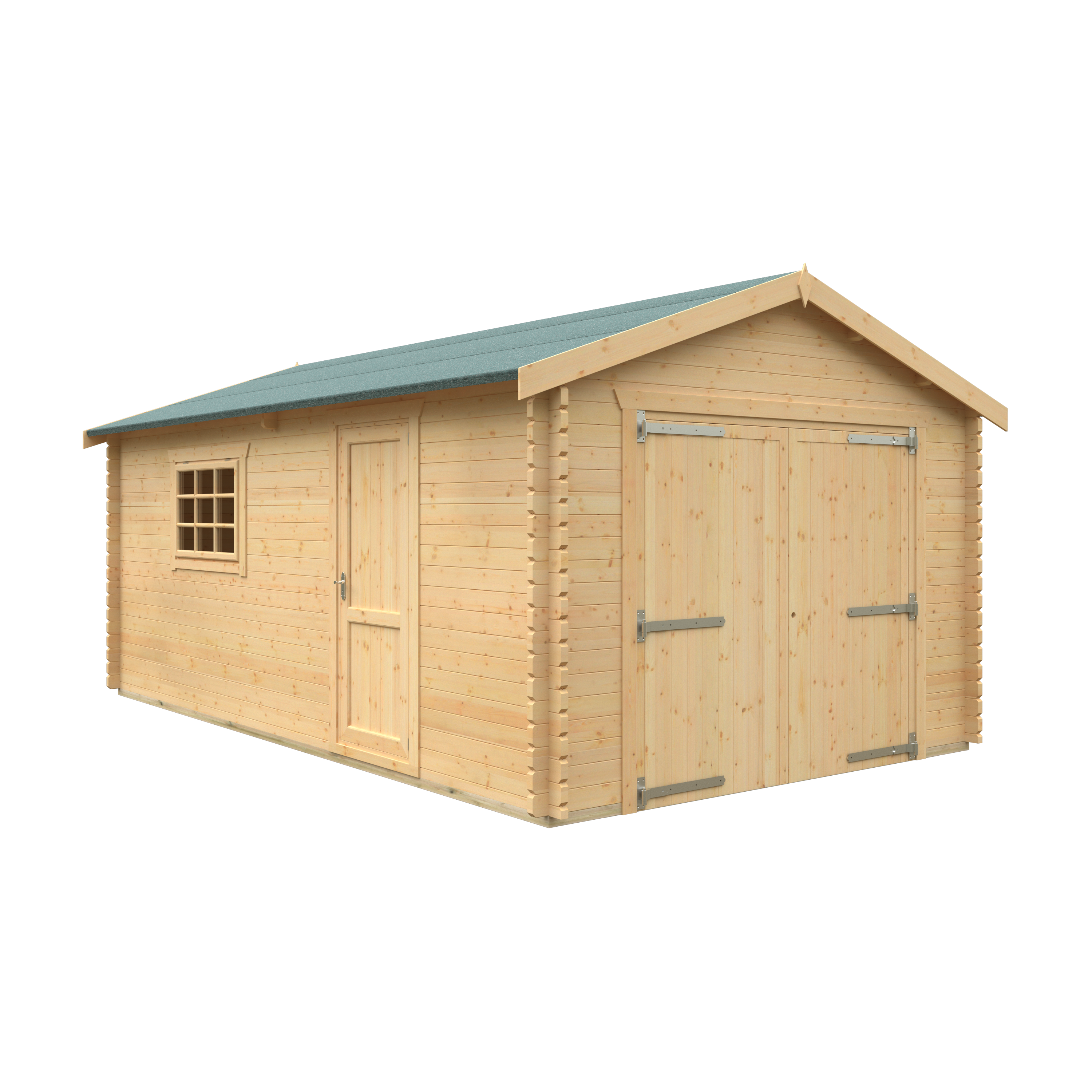 THE WARWICK GARAGE 44mm Log Cabin