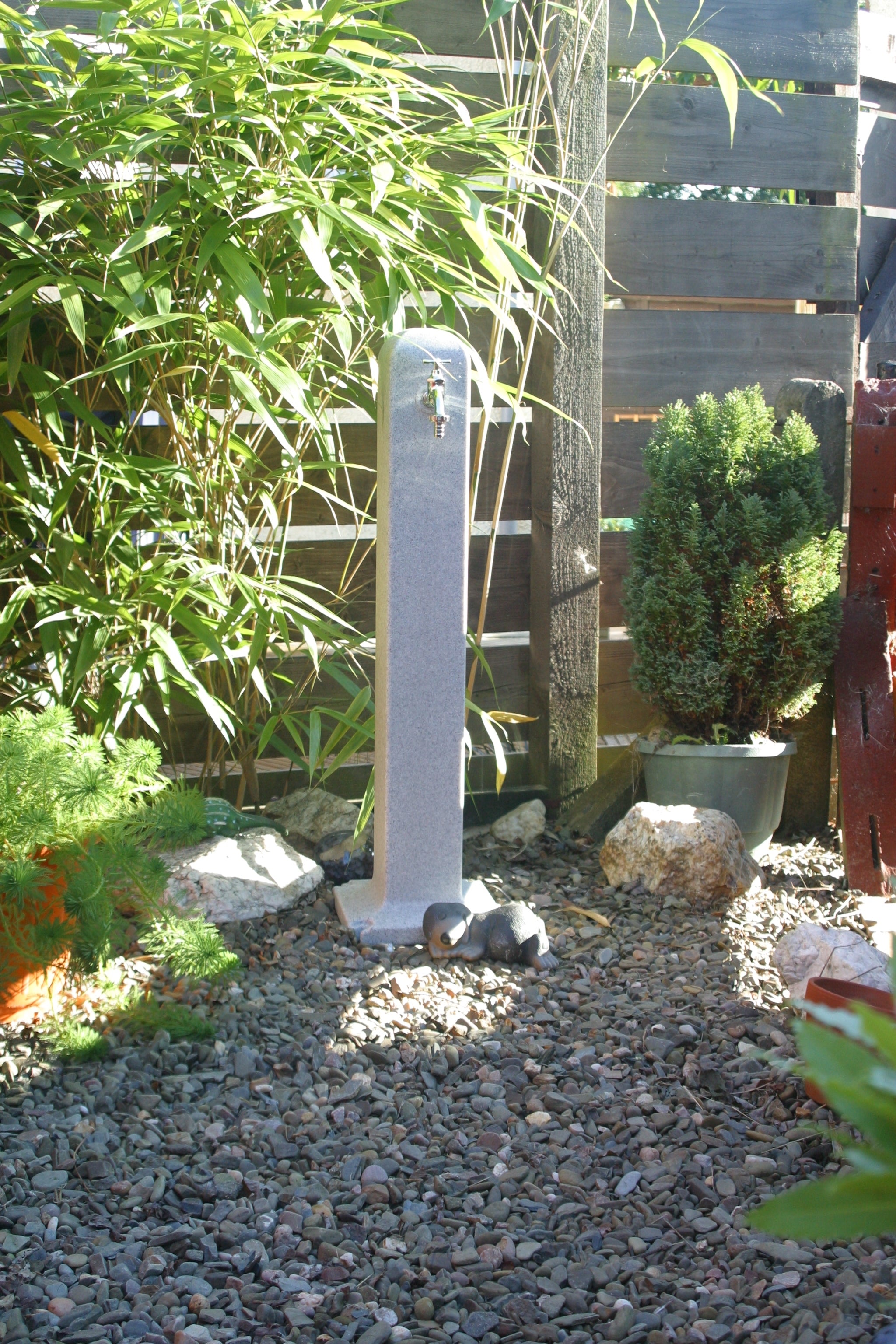 Original Smooth Stone Effect watering post