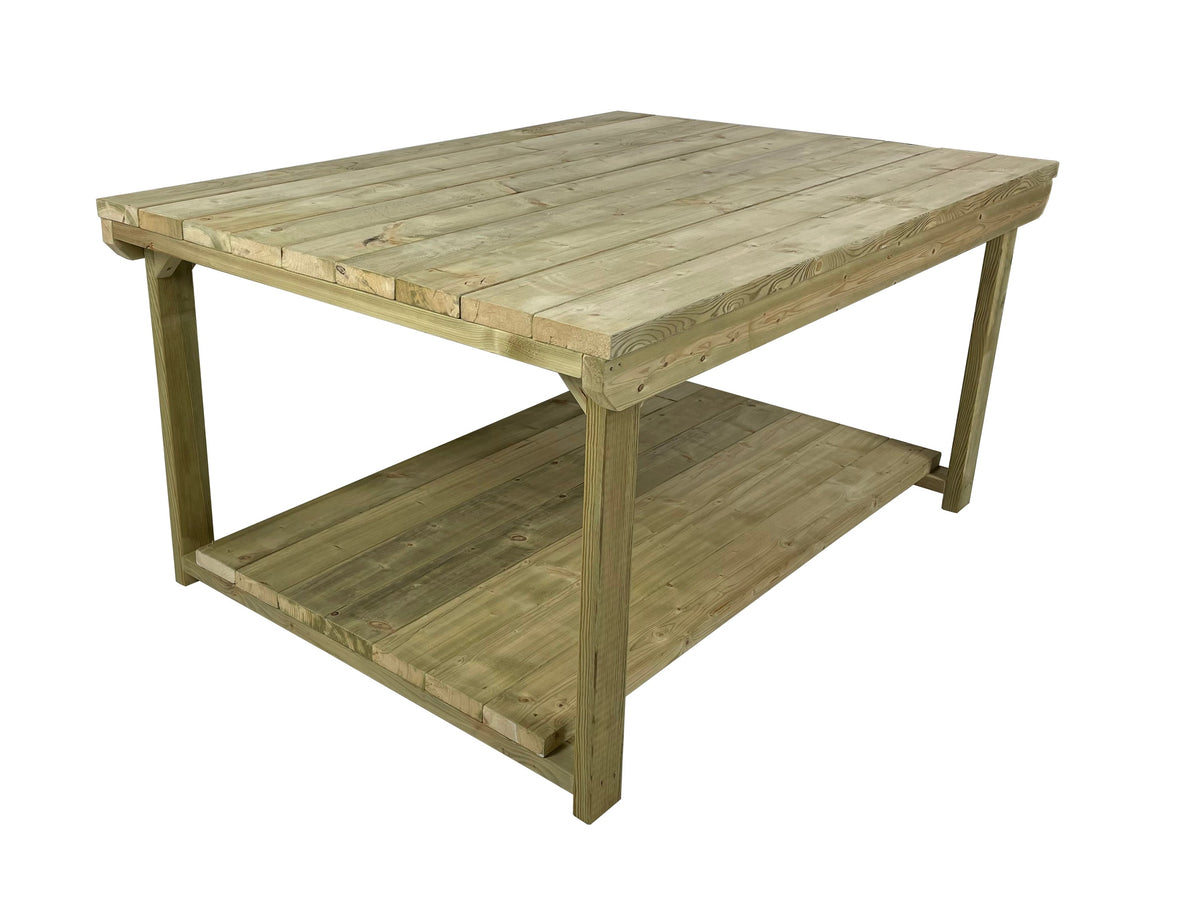 Wooden Super Heavy Duty Indoor/Outdoor Workbench 4ft-Depth
